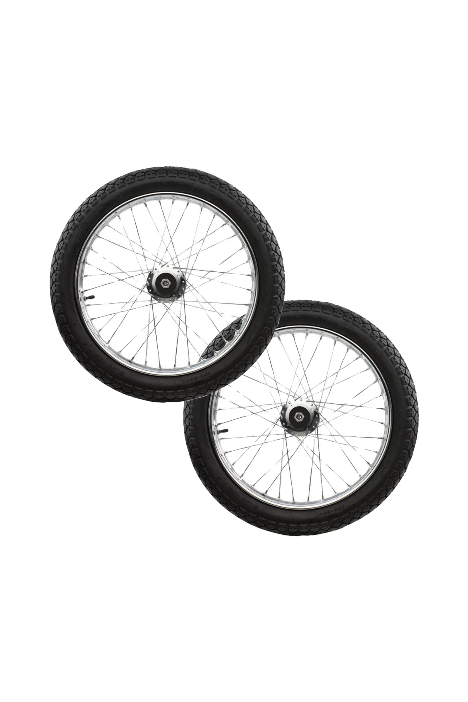 Finntack Rockcart hjul, 19"x3,00, s-stål (selges i par) Travutstyr