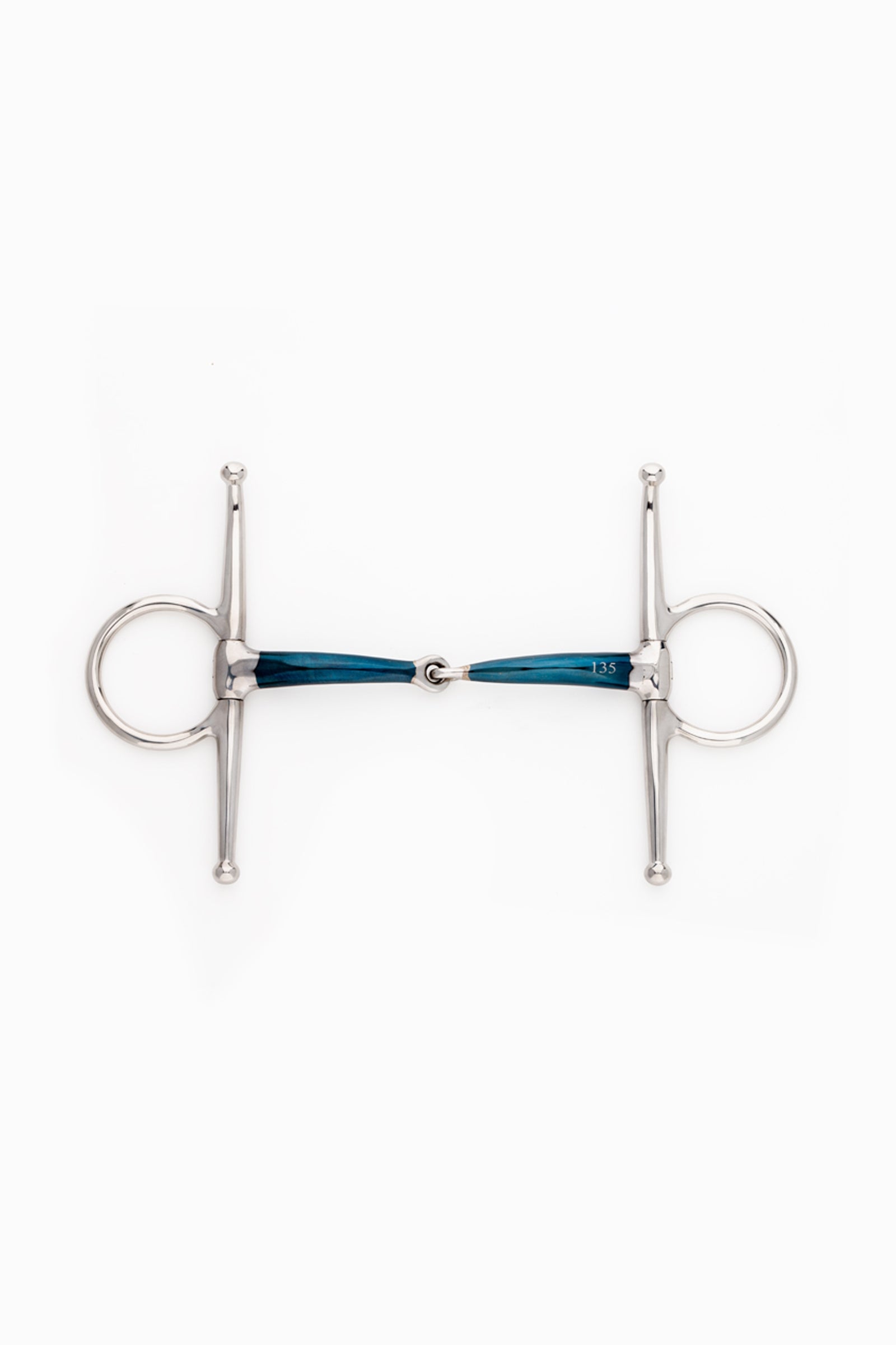 Kavalkade ergonomisk full cheek bitt, enkeltledd, 14 mm Bitt