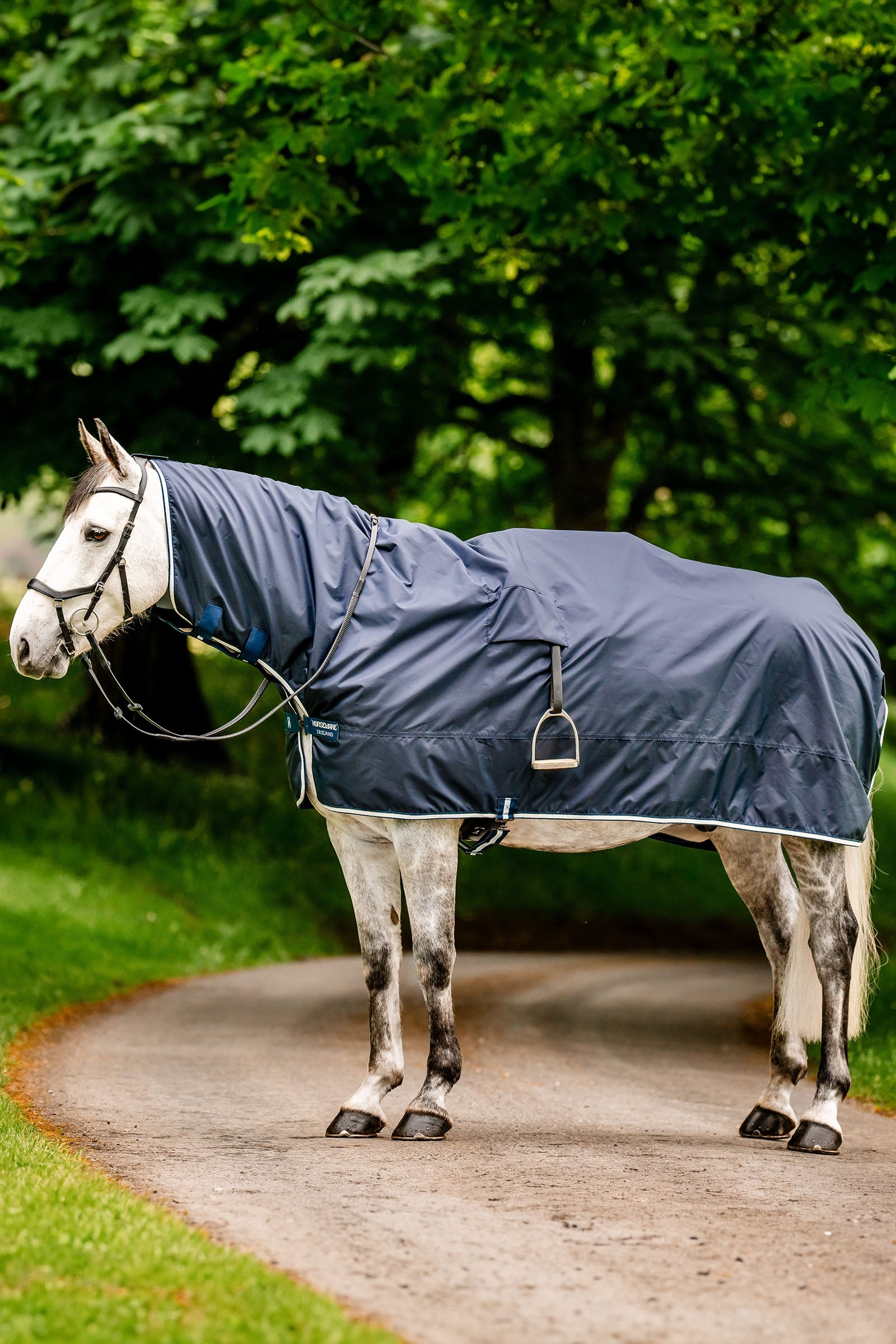 Horseware Newmarket Regndekken Mack med fleecefôr Dekken