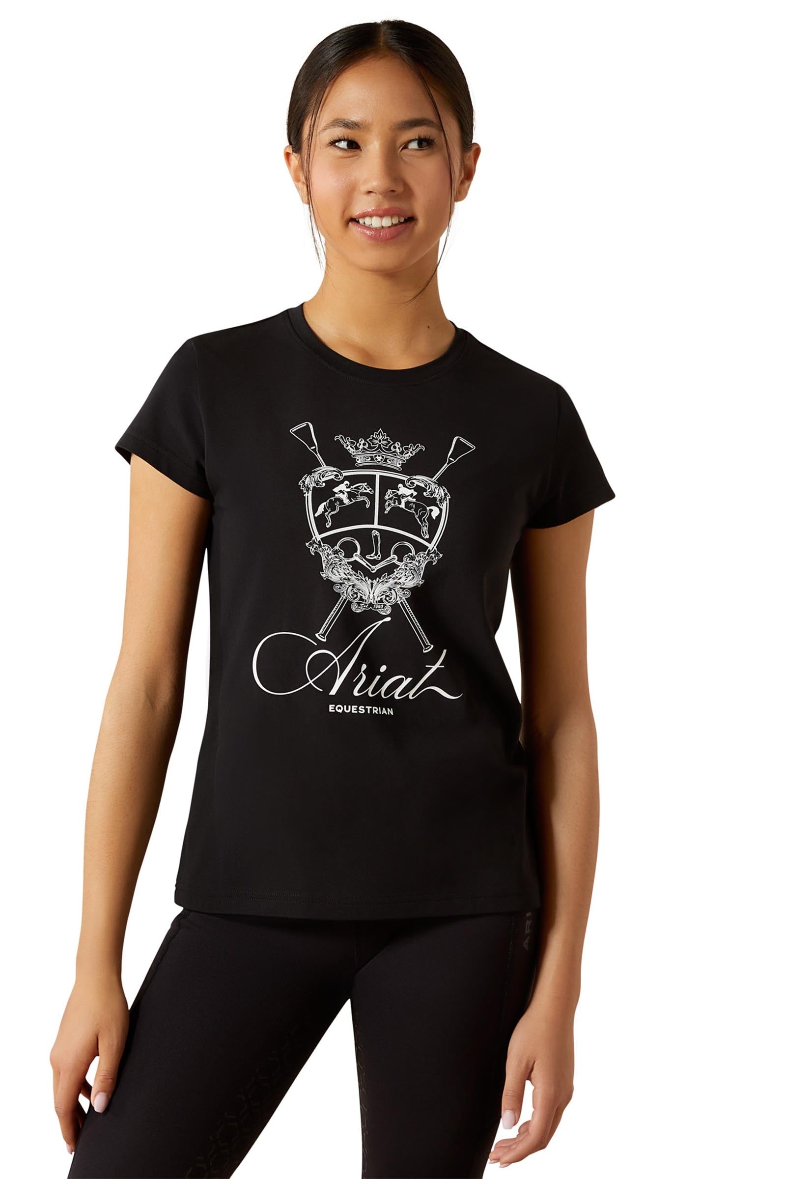 Ariat Ritzy Logo kortermet skjorte for barn Young Rider Apparel