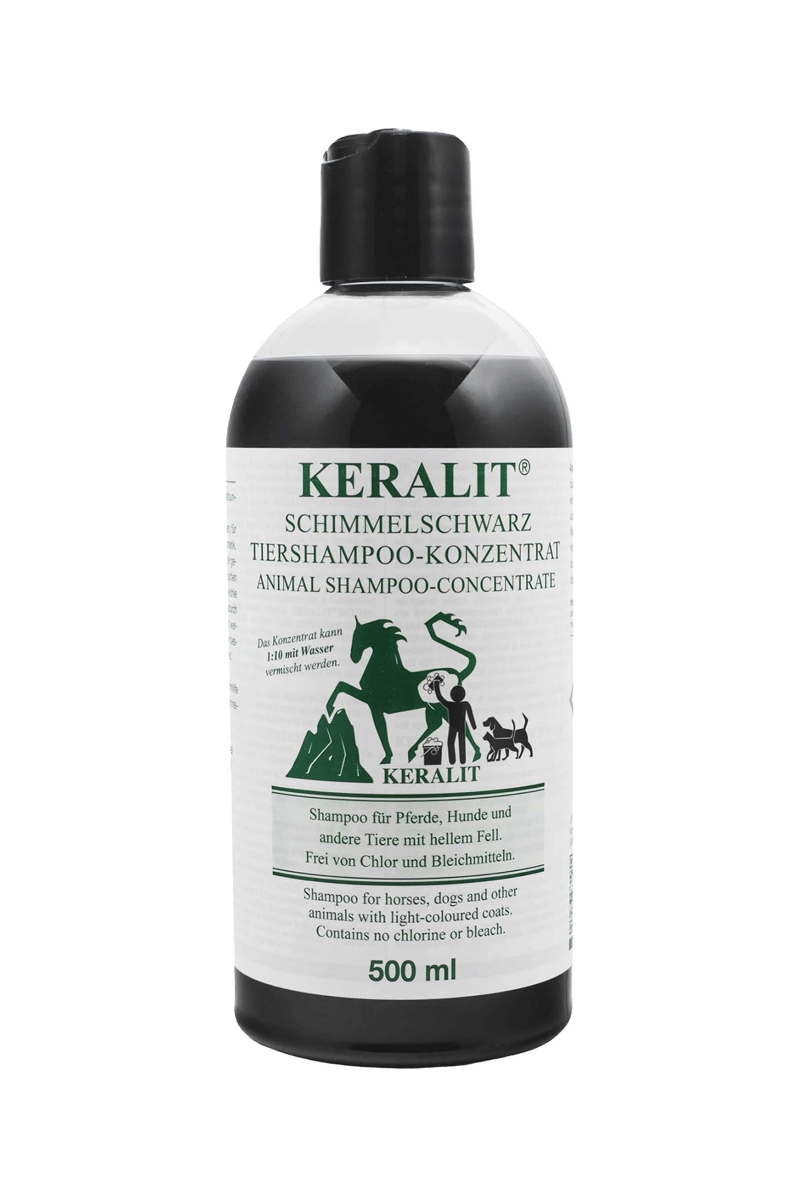 Keralit konsentrert sjampo for dyr med hvit og grå pels, 500 ml Hestepleie