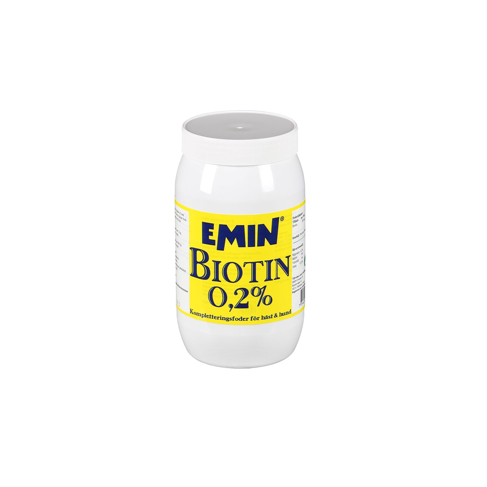 Emin Biotin 0,2%, 500 gram Horse Feed & Nutrition