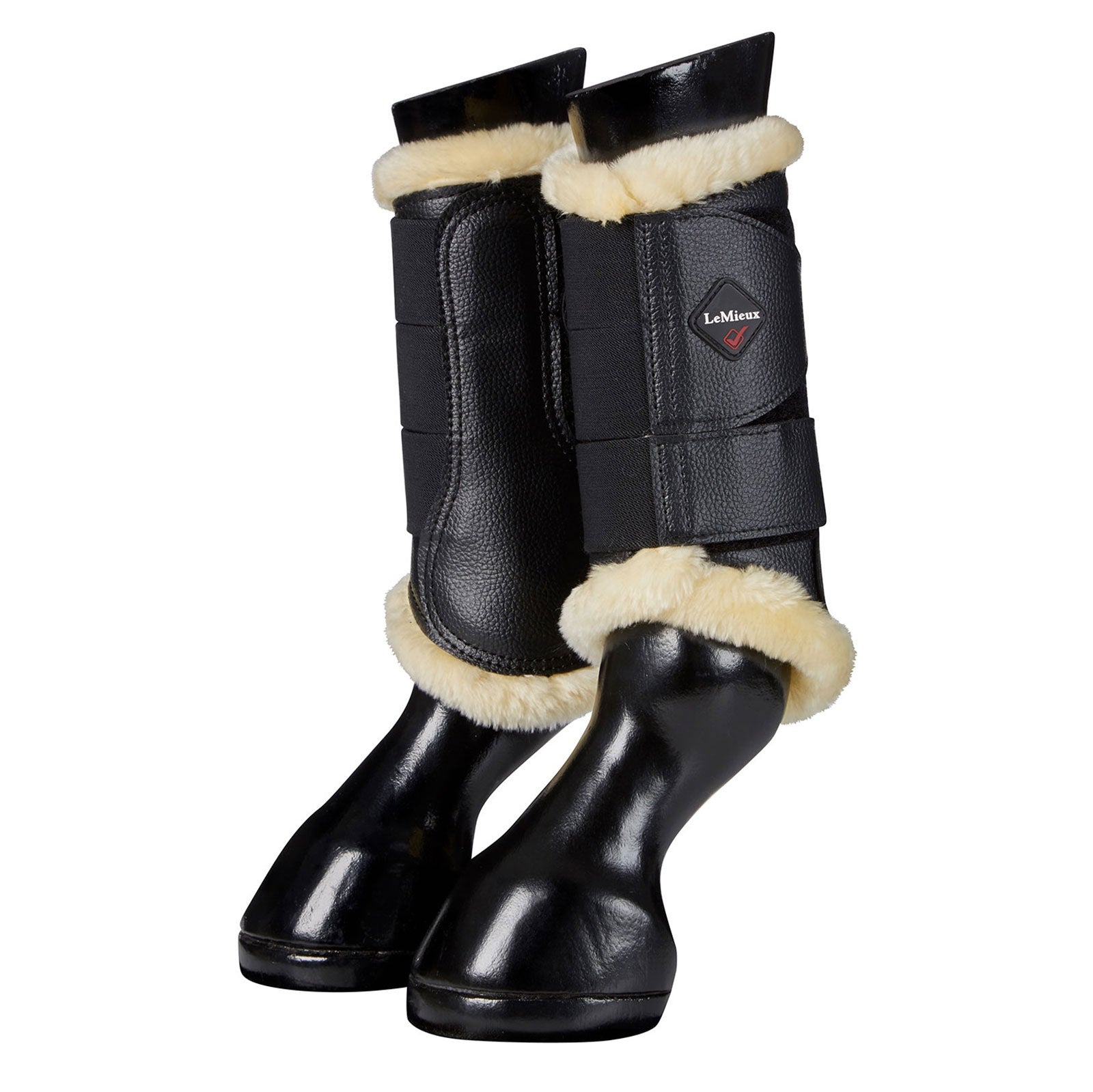 LeMieux Fleece Lined Brushing Boot Leg Protection & Hoof Protection for Horses