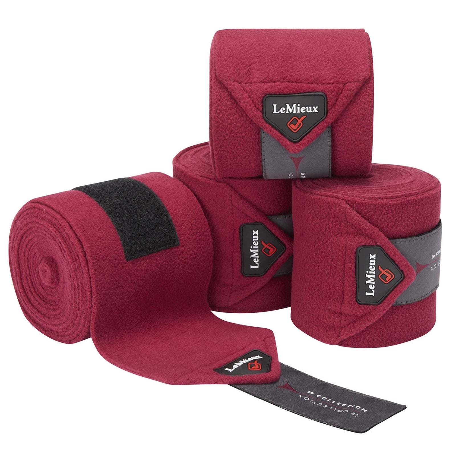LeMieux Luxury fleecebandasjer, sett med 4 Leg Protection & Hoof Protection for Horses