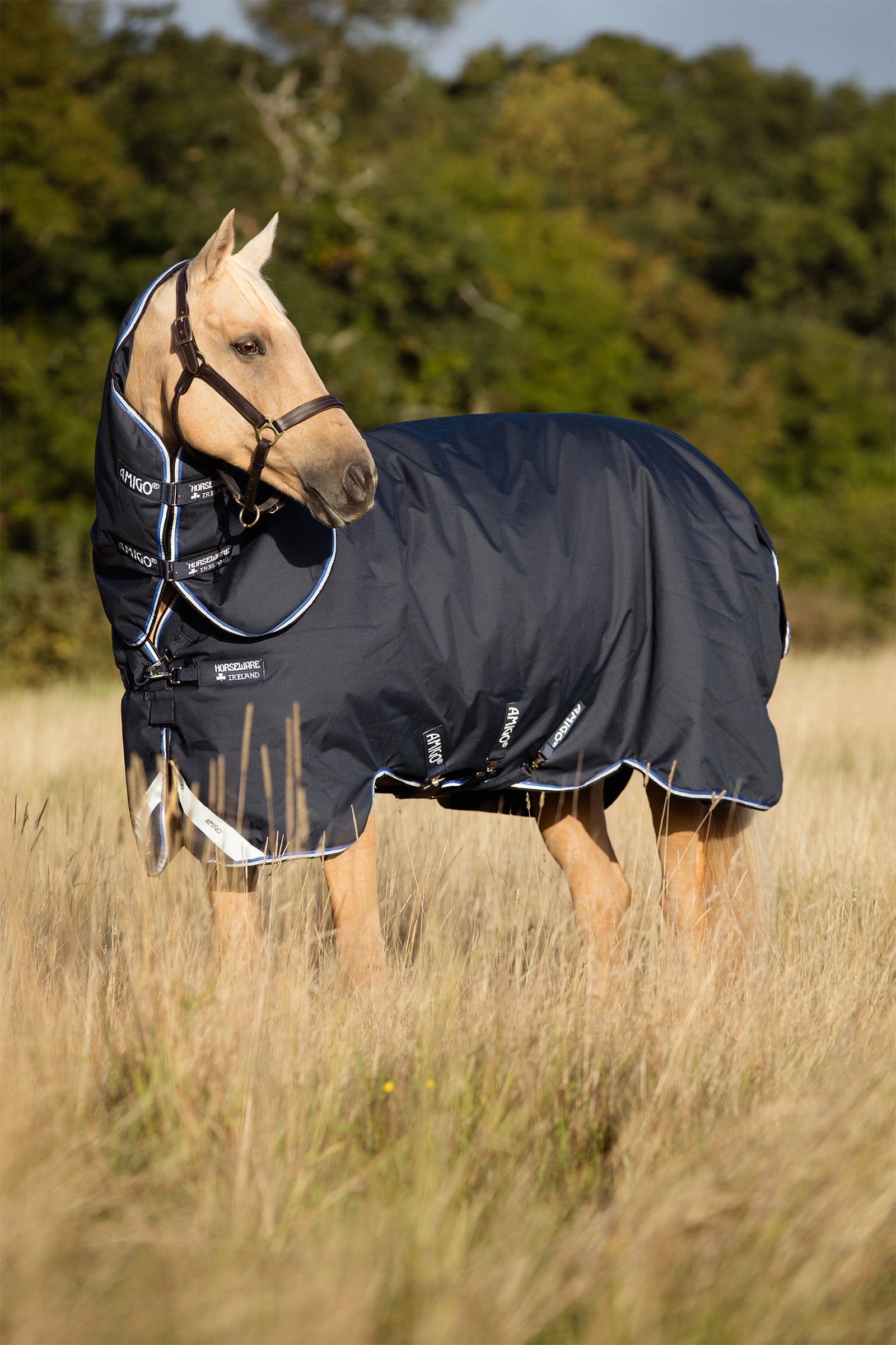 Horseware Amigo Bravo 12 Plus utedekken med avtakbar hals, 0g Dekken