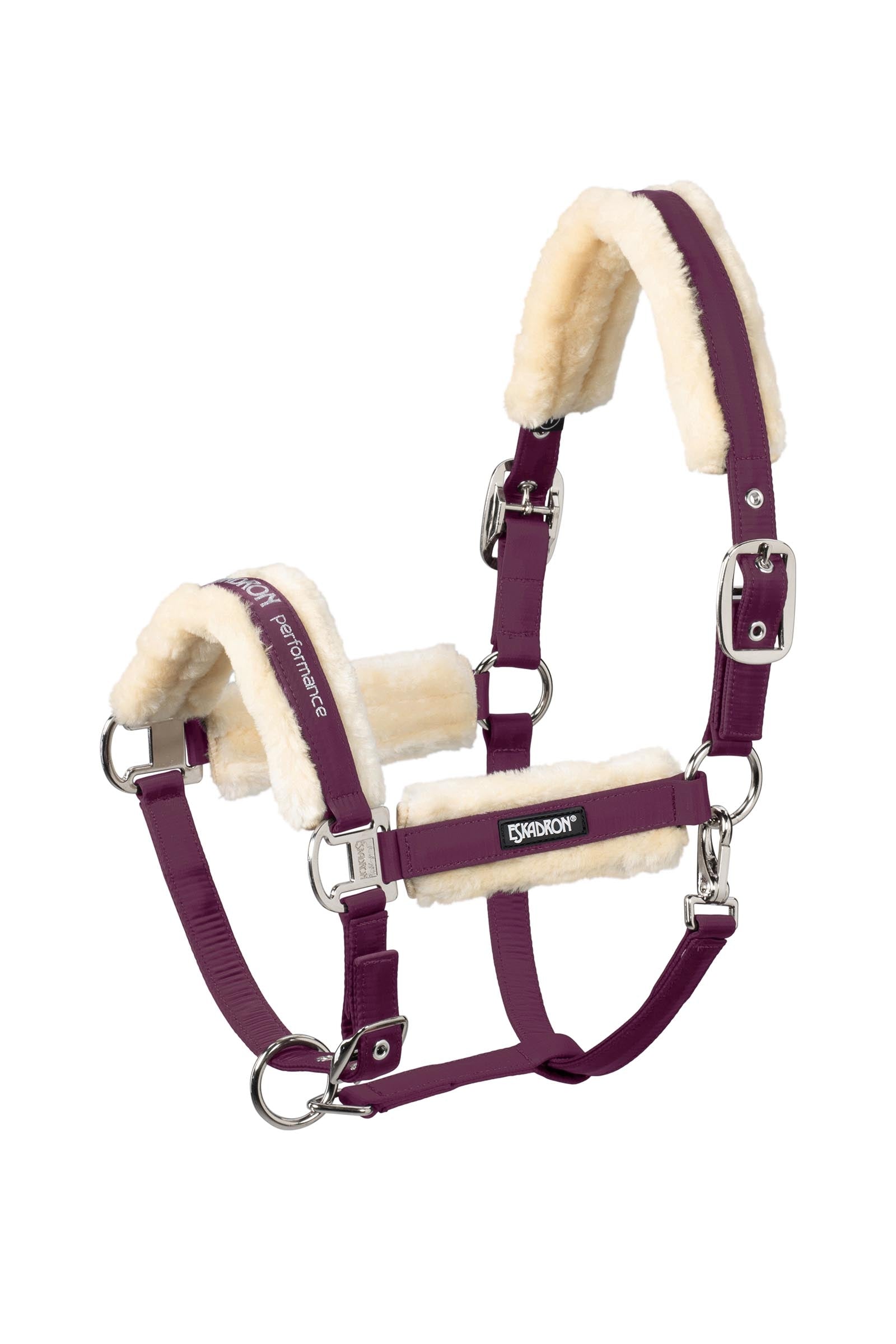 Eskadron Faux Fur Halter Double Pin Fluebeskyttelse til hest