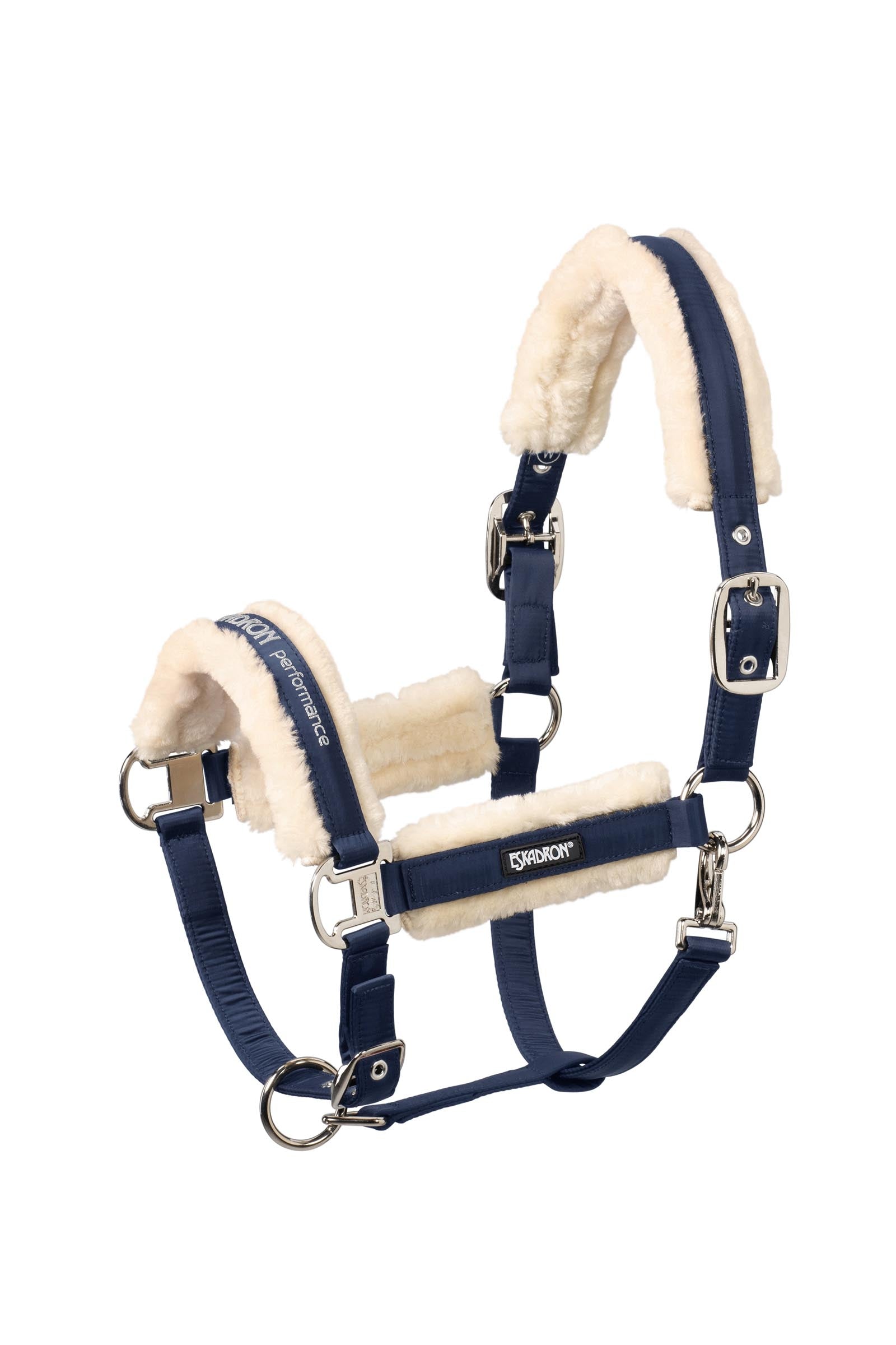 Eskadron Faux Fur Halter Double Pin Fluebeskyttelse til hest
