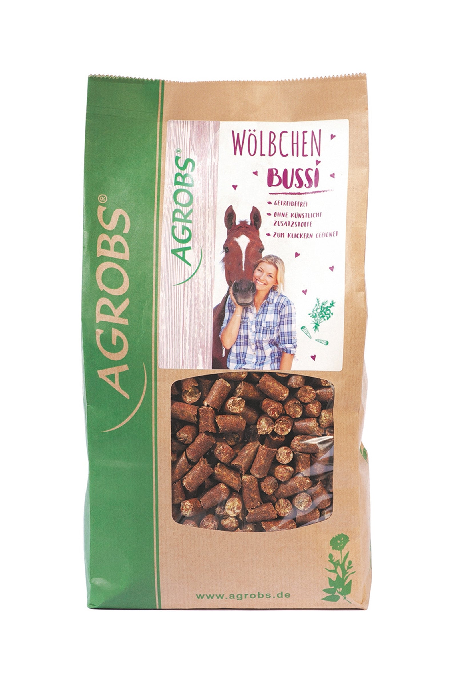 Agrobs Wölbchen Bussi refill, 1,5 kilo Horse Feed & Nutrition