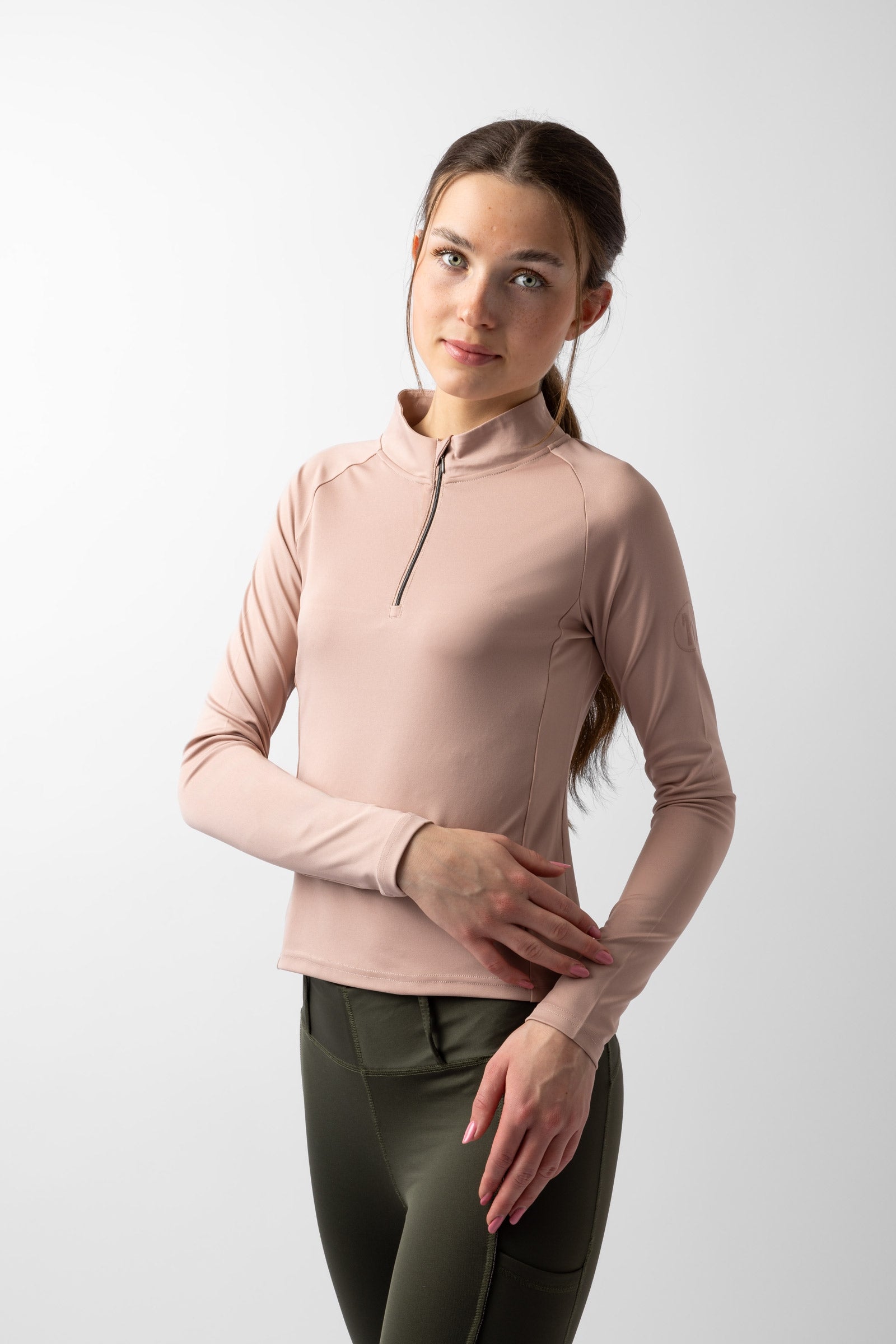 Horze Young Rider ELISA funksjonell langermet genser, dame Young Rider Apparel