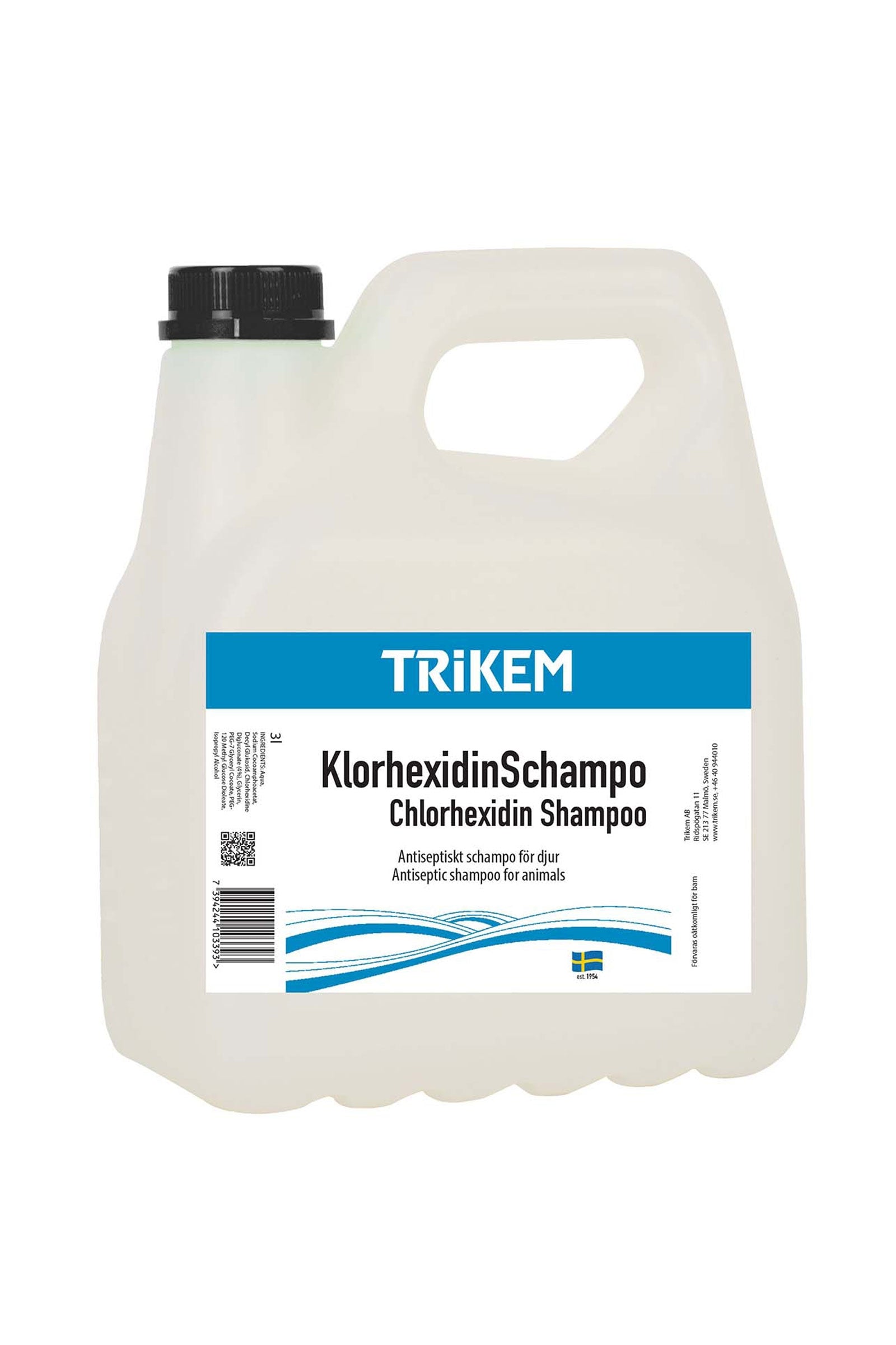Trikem Sport Trikem Klorhexidinshampoo, 3000 ml Hestepleie