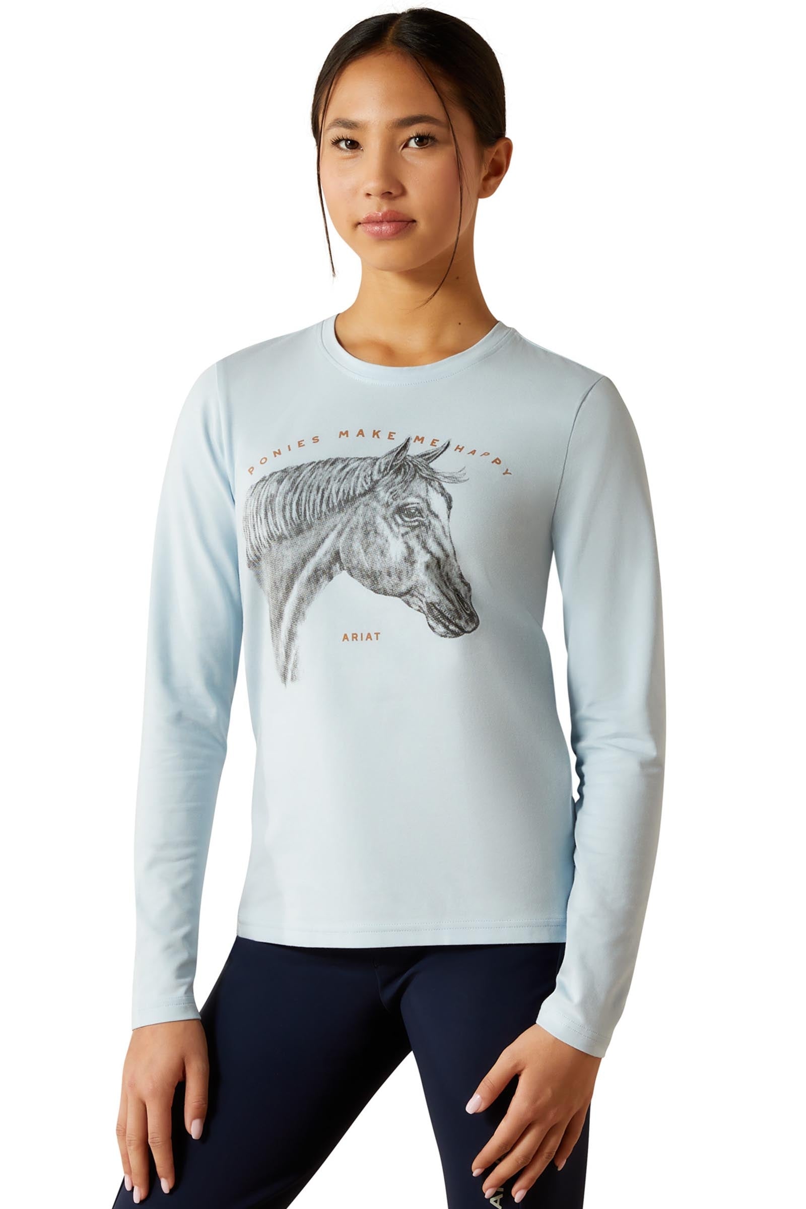 Ariat Happy langermet skjorte for barn Young Rider Apparel