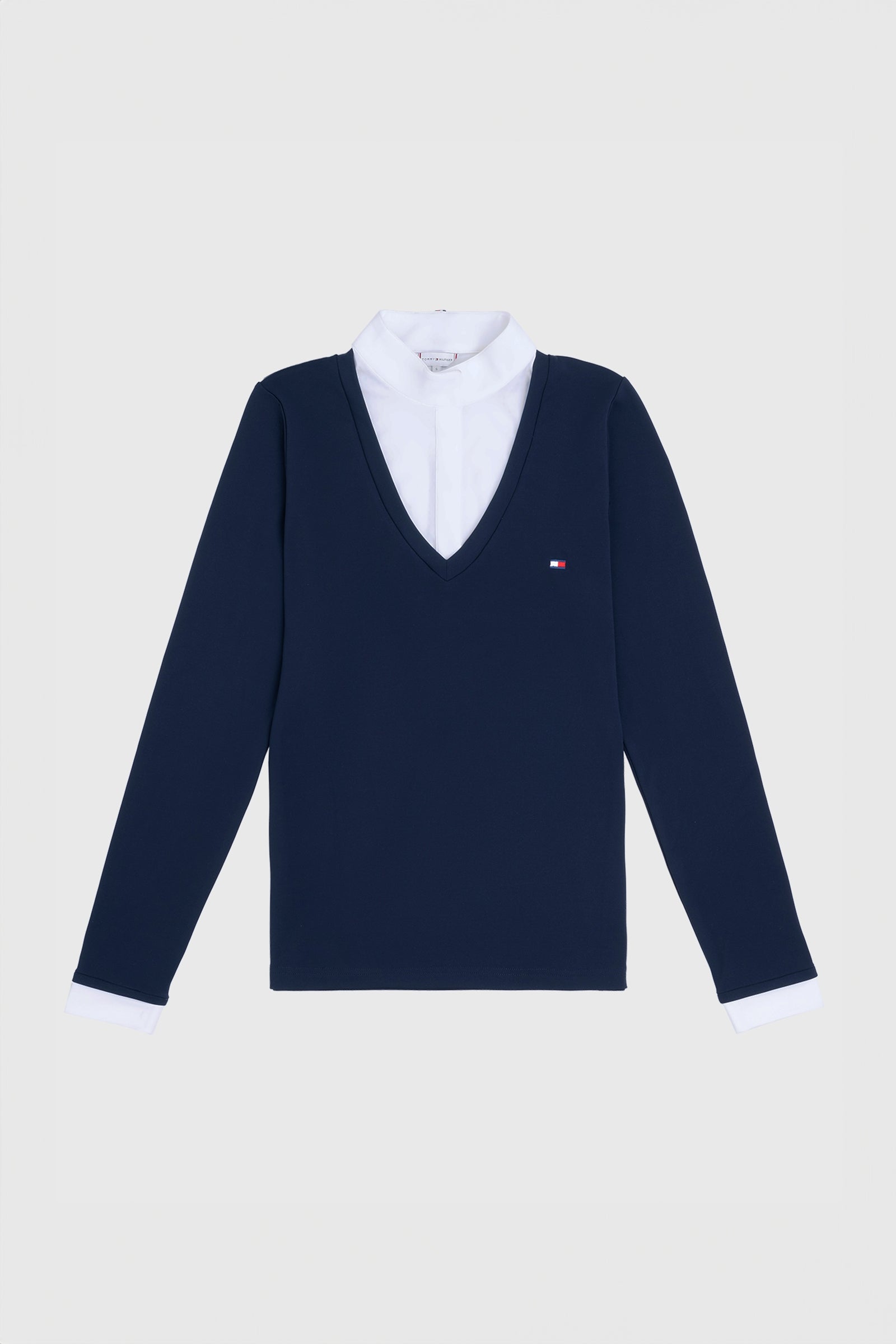 Tommy Hilfiger Equestrian Montana dames 2-i-1 stevneskjorte Rideklær til dame