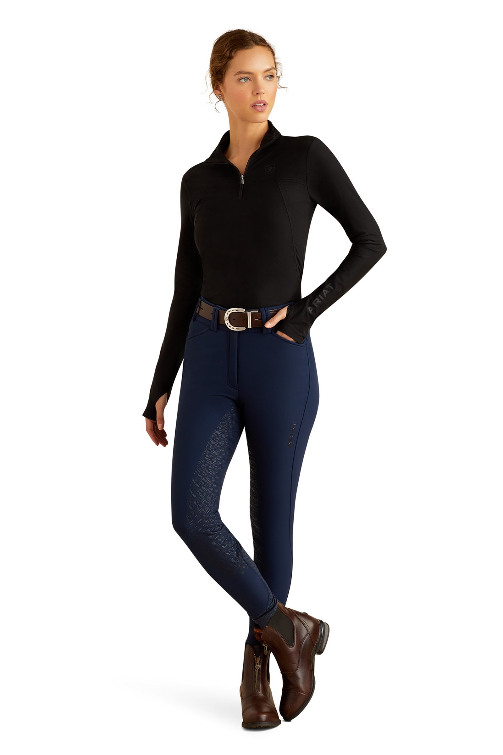 Ariat Lowell 3.0 Women´s 1/4 Zip Baselayer Shirt Rideklær til dame