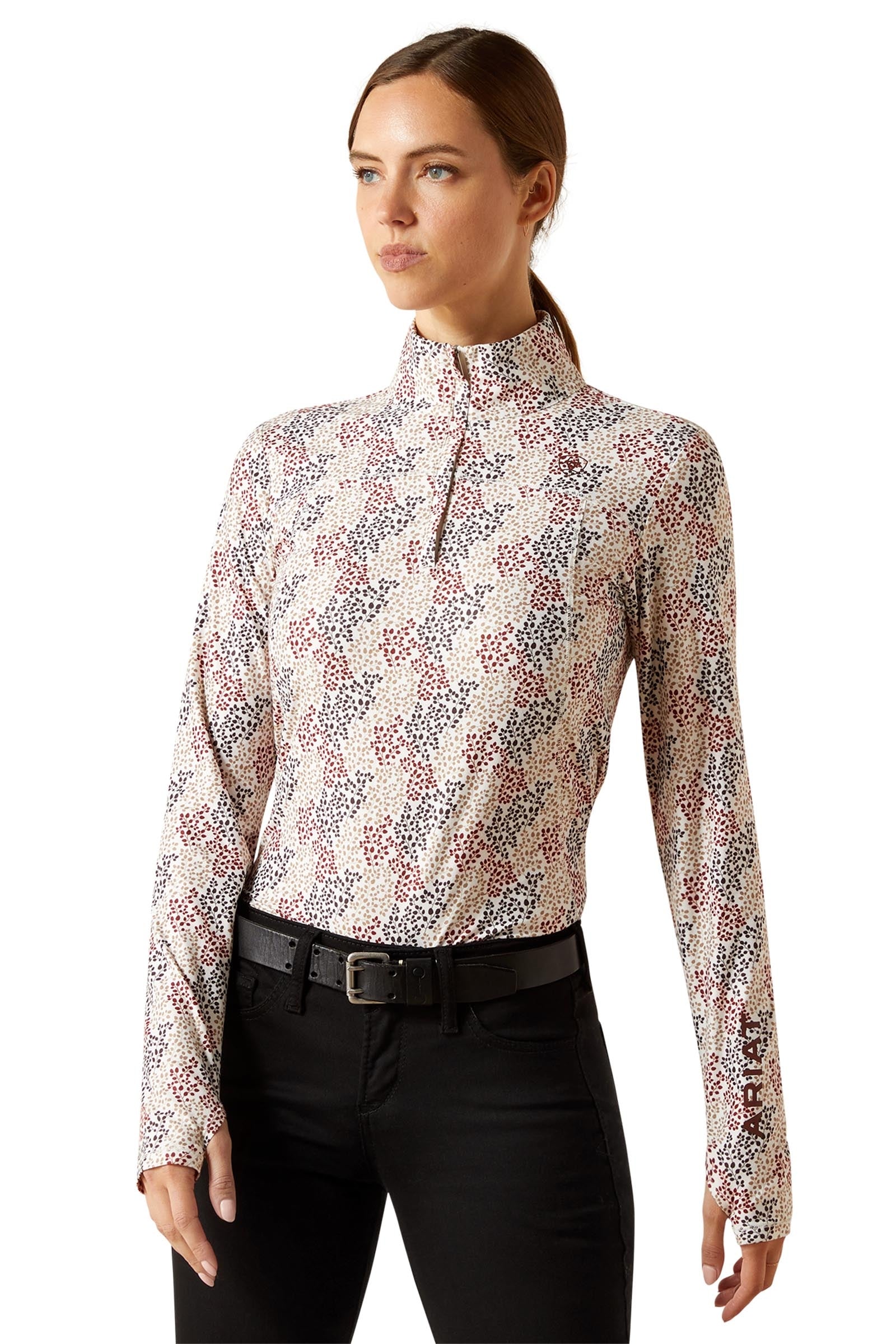 Ariat Lowell 3.0 Women´s 1/4 Zip Baselayer Shirt Rideklær til dame