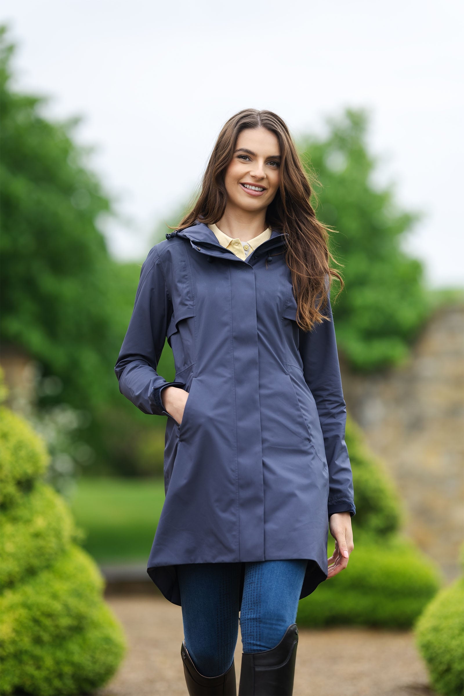 LeMieux Grace Women's Long Rain Jacket Women’s Riding Clothing