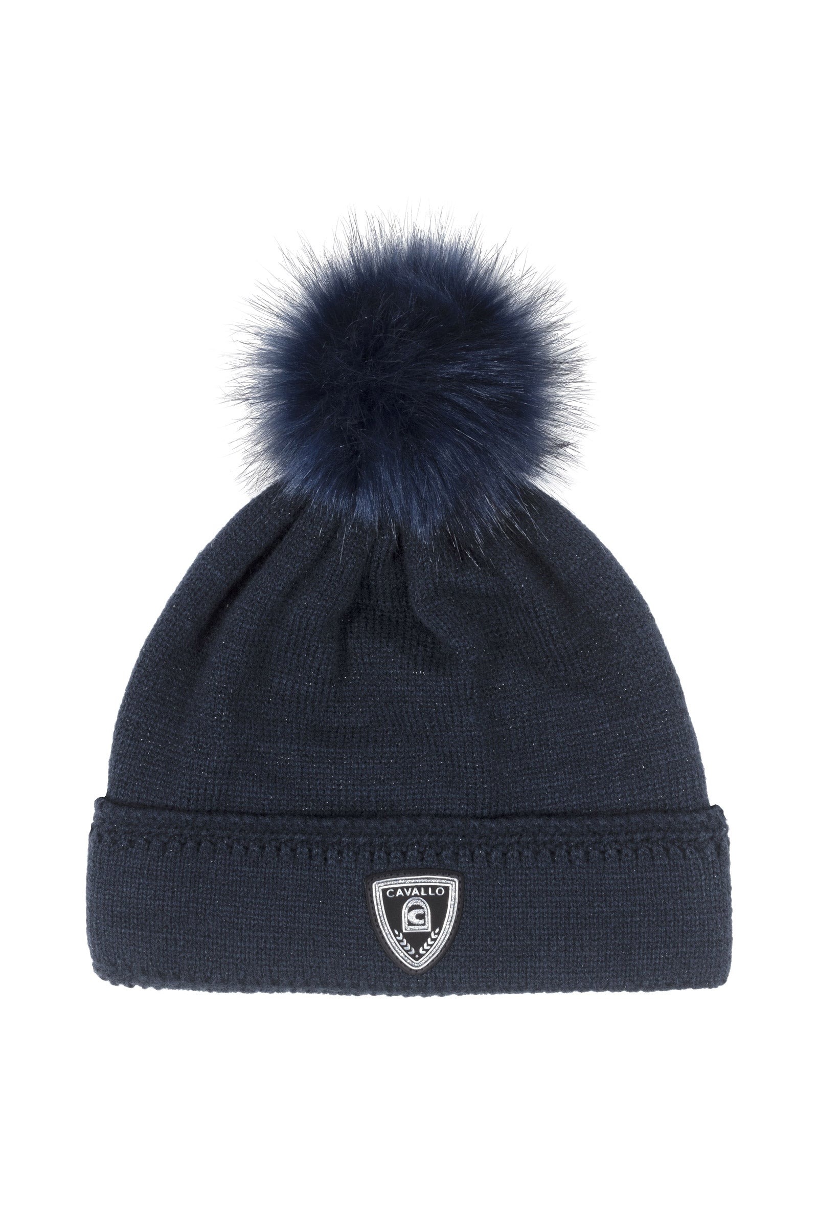 Cavallo Strikket lue med fuskepels CavalMelika Accessories