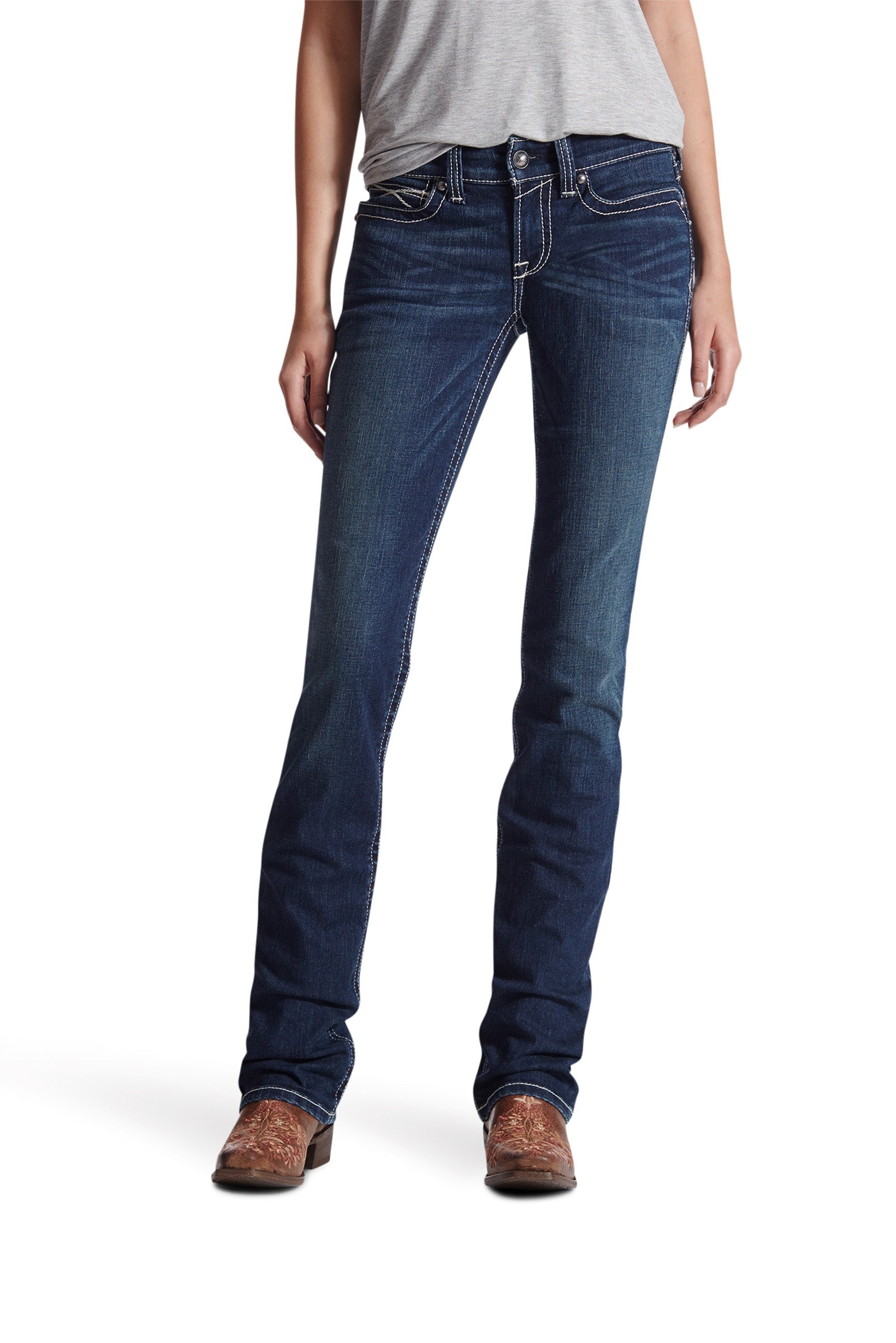 Ariat REAL Stretch Icon rette jeans, dame Womens Breeches