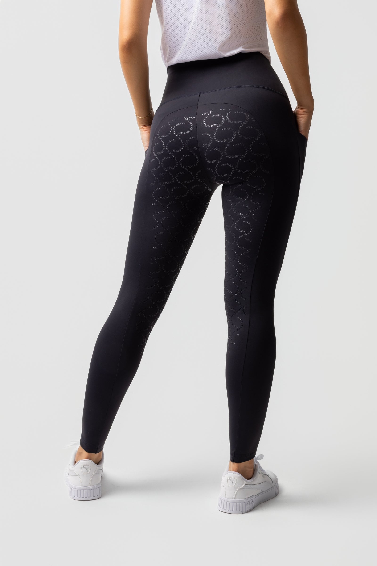 Horze Gillian Damene Thermo Fullgrip leggings Womens Breeches