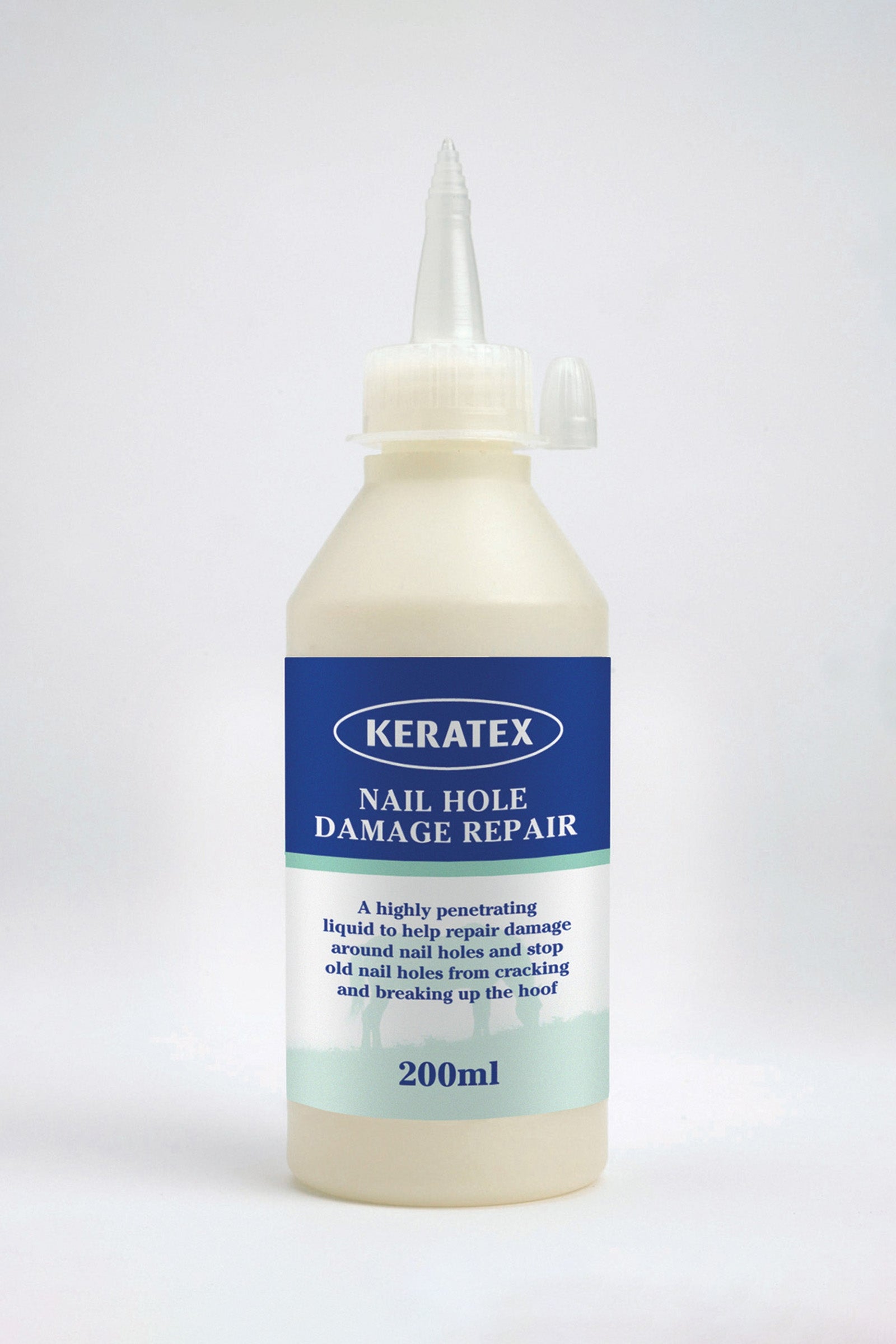 Keratex Nail Hole Damage Repair, 200 ml. Hestepleie