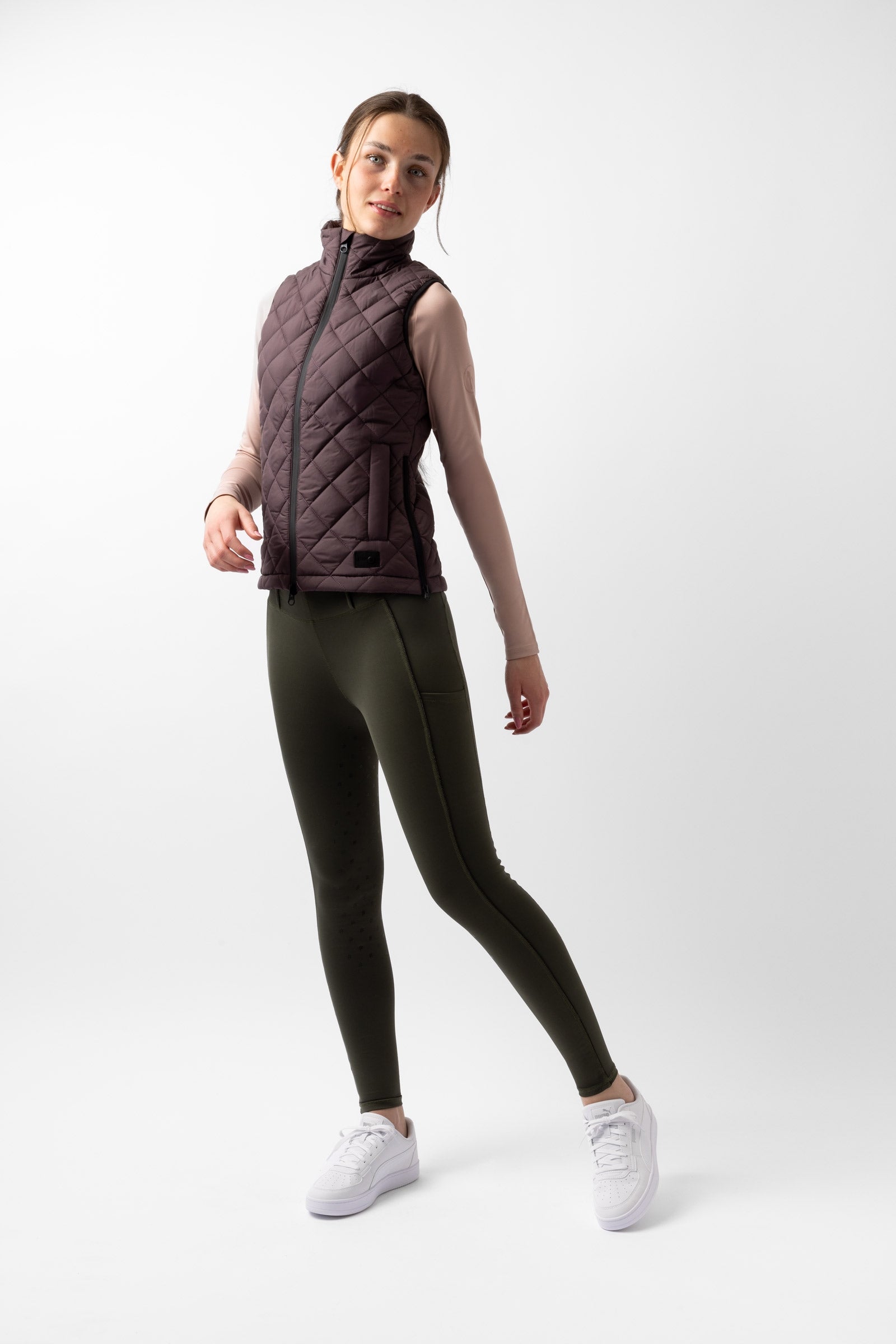 Horze Young Rider Naia Women's Padded Riding Vest Young Rider Apparel