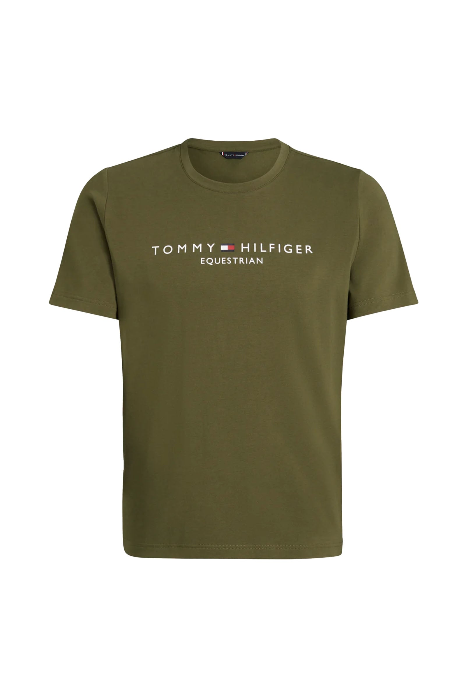 Tommy Hilfiger Equestrian Williamsburg T-skjorte med grafisk trykk og korte ermer Rideklær til herre