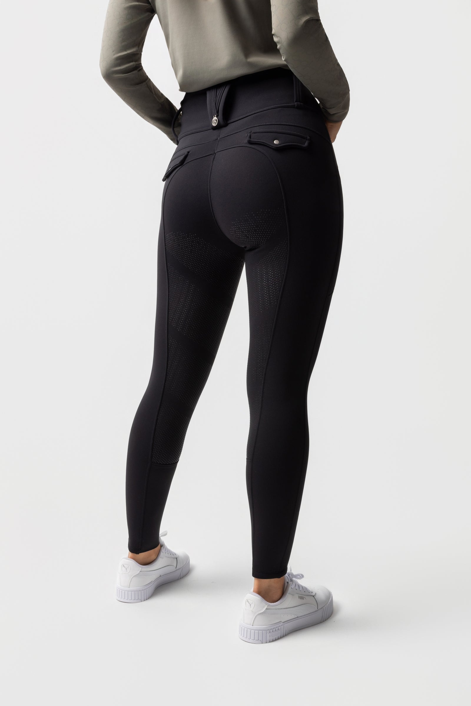 Horze B Vertigo Chiara Women's Compression Thermo Fullgrip Breeches Womens Breeches