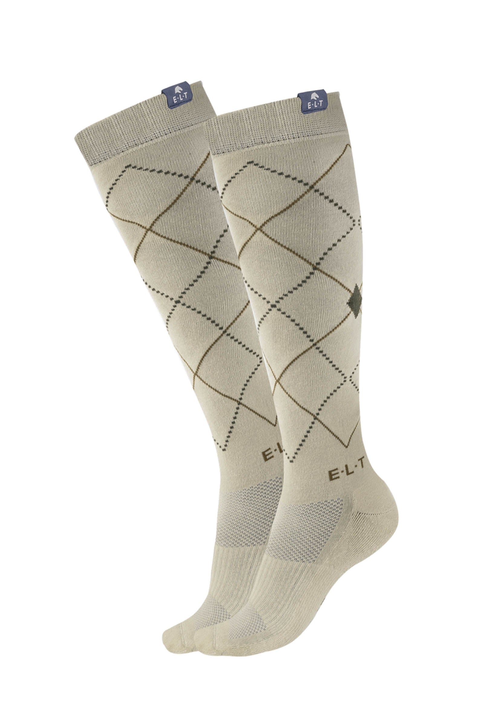 ELT Argyle Breathable Riding Socks Sokker