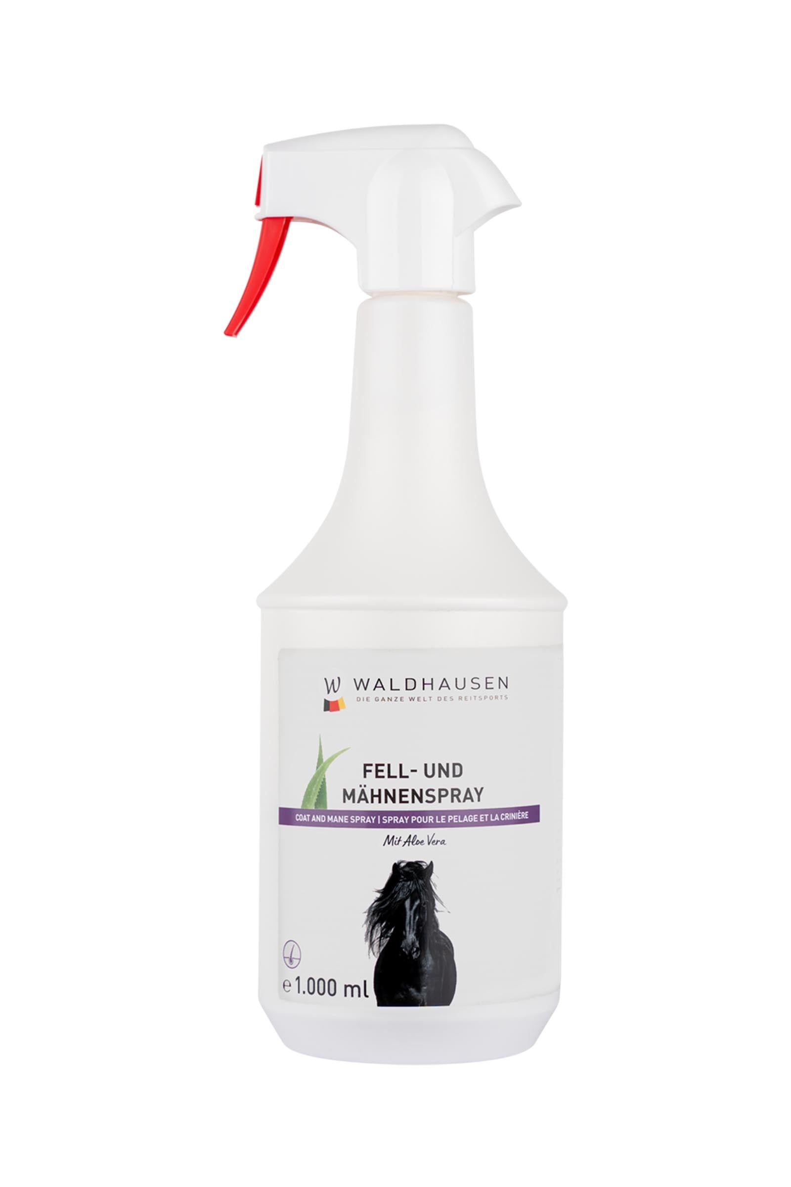 Waldhausen Hår- og halepleiespray med aloe vera, 1 l Hestepleie