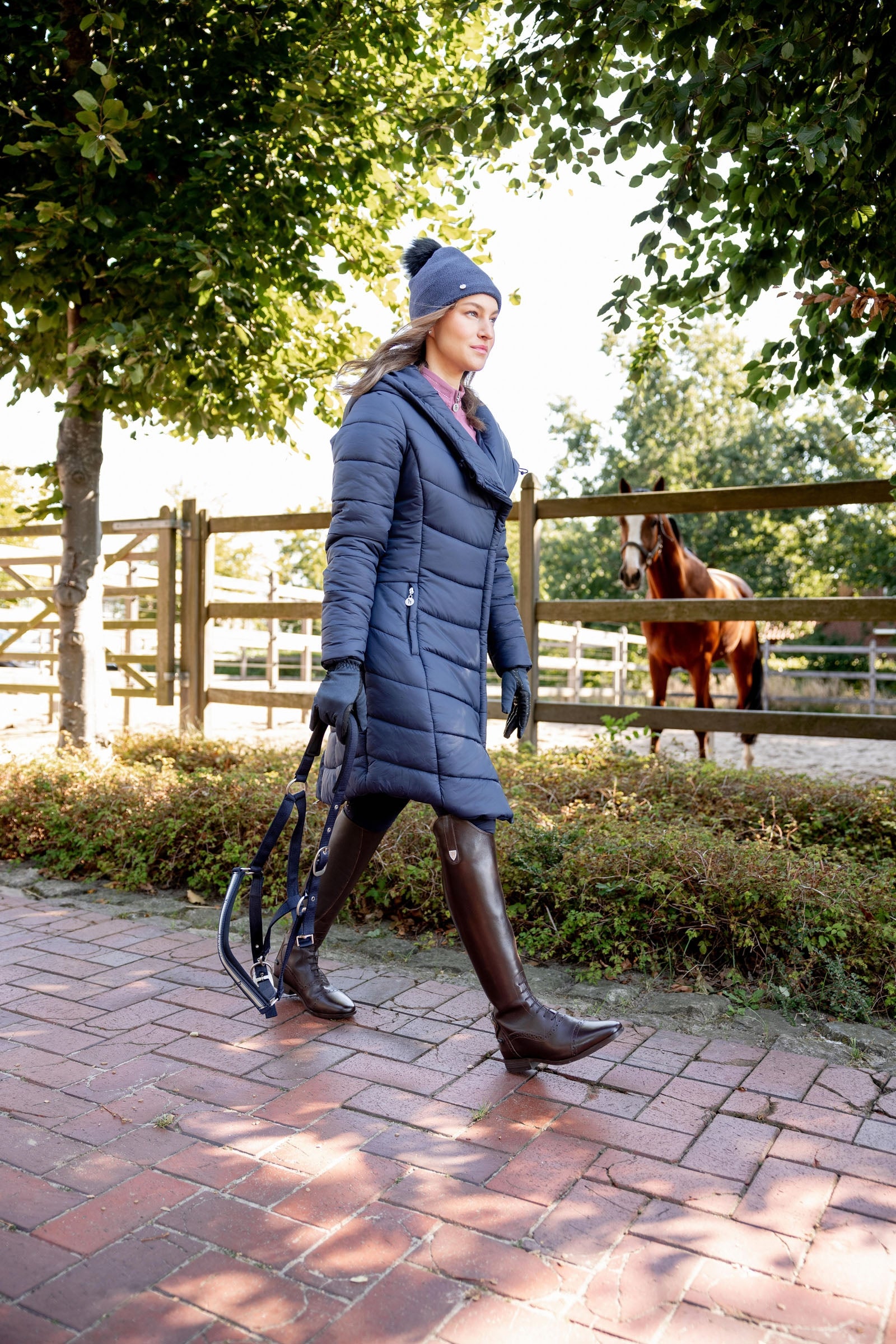 Horze Edith Women´s Longer Padded Coat Women’s Riding Clothing