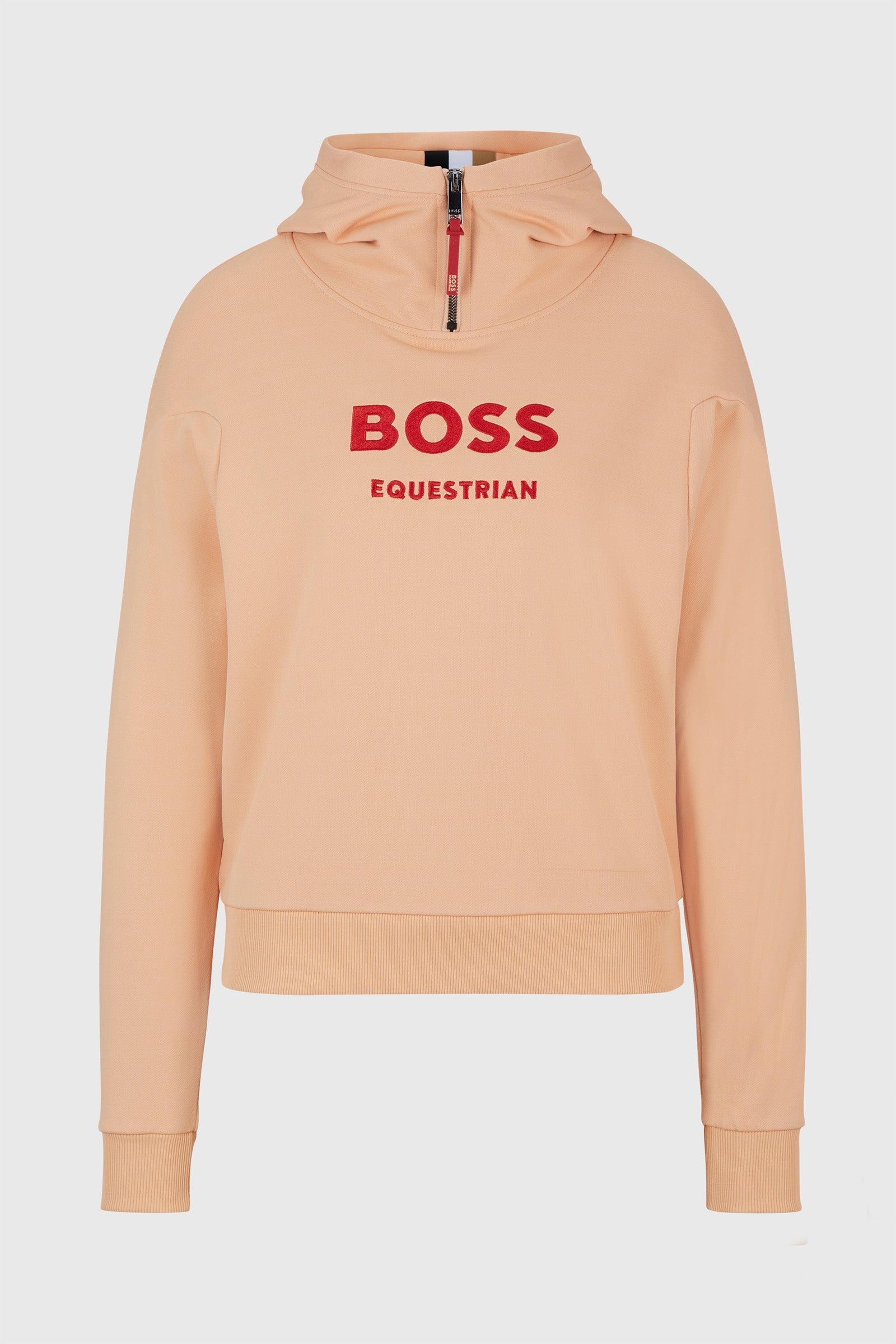 Boss Faye Logo Glidelås Hettegenser Rideklær til dame