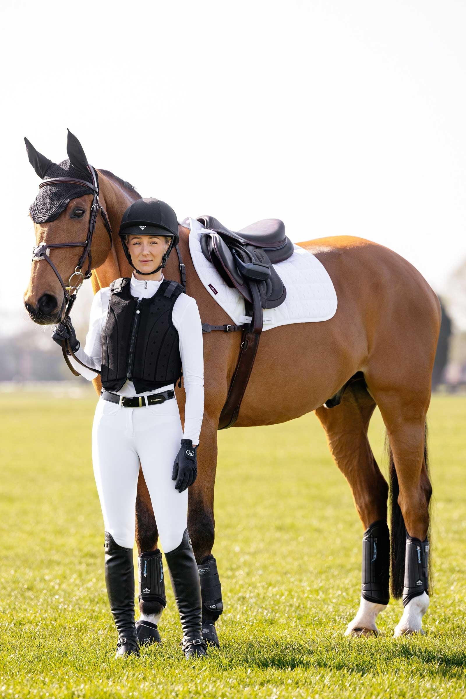 LeMieux 3D Mesh Self-Cool Eurojump Saddle Pad Saddle Pads