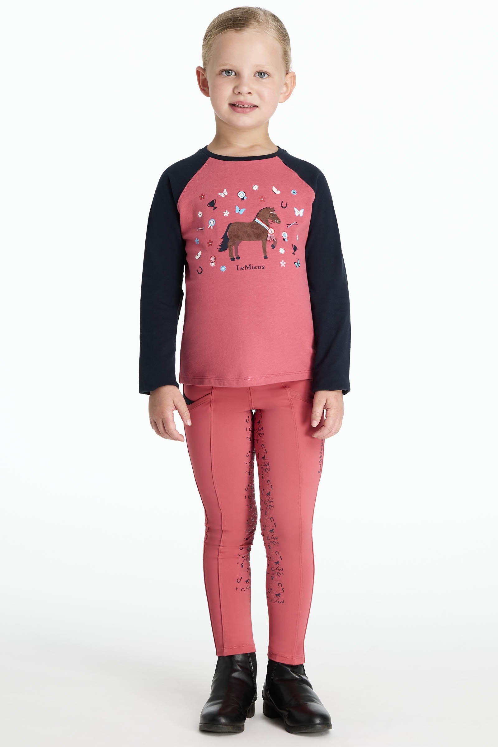 LeMieux Mini Jamie Chancer Kid´s Long Sleeve Top Kids Apparel