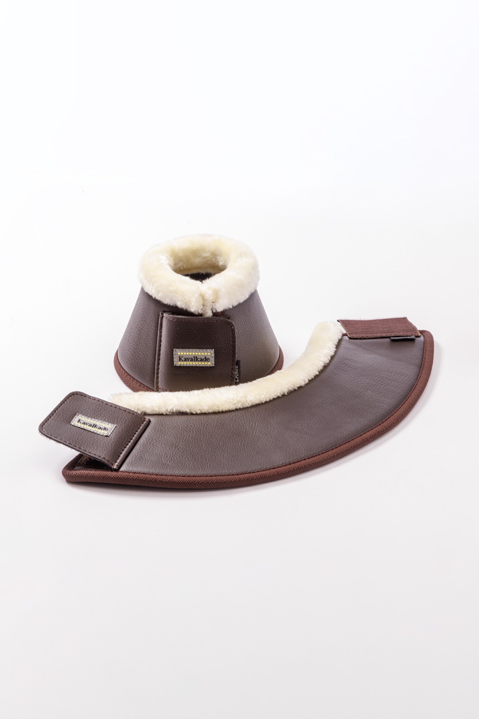 Kavalkade Over Reach Boots With Faux Fur (1 Pair) Leg Protection & Hoof Protection for Horses