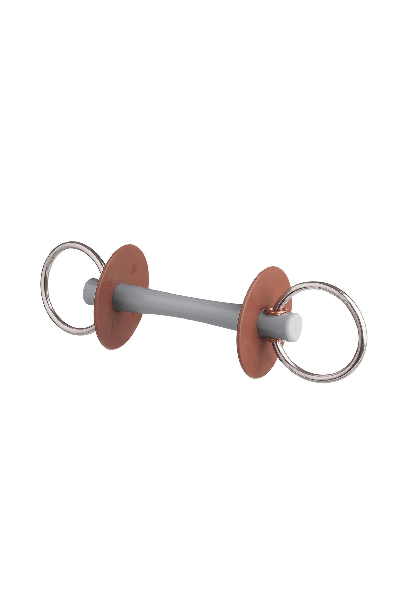 Beris beris trinsebitt med løse ringer og Comfort-stang, 15 mm, hard (ringer: 7,5 cm) Bitt