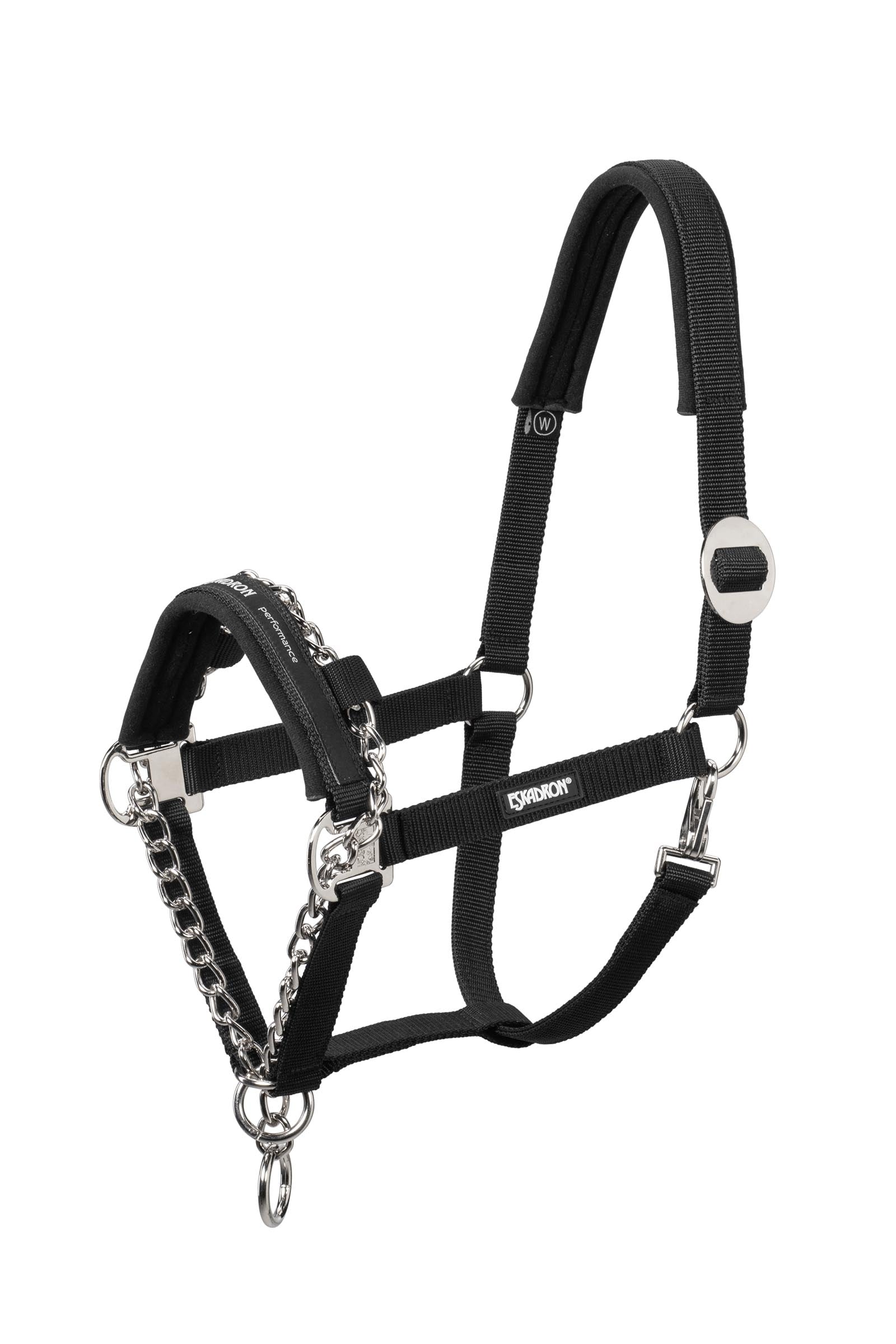 Eskadron Control Halter with sliding Buckle Grimer og leietau