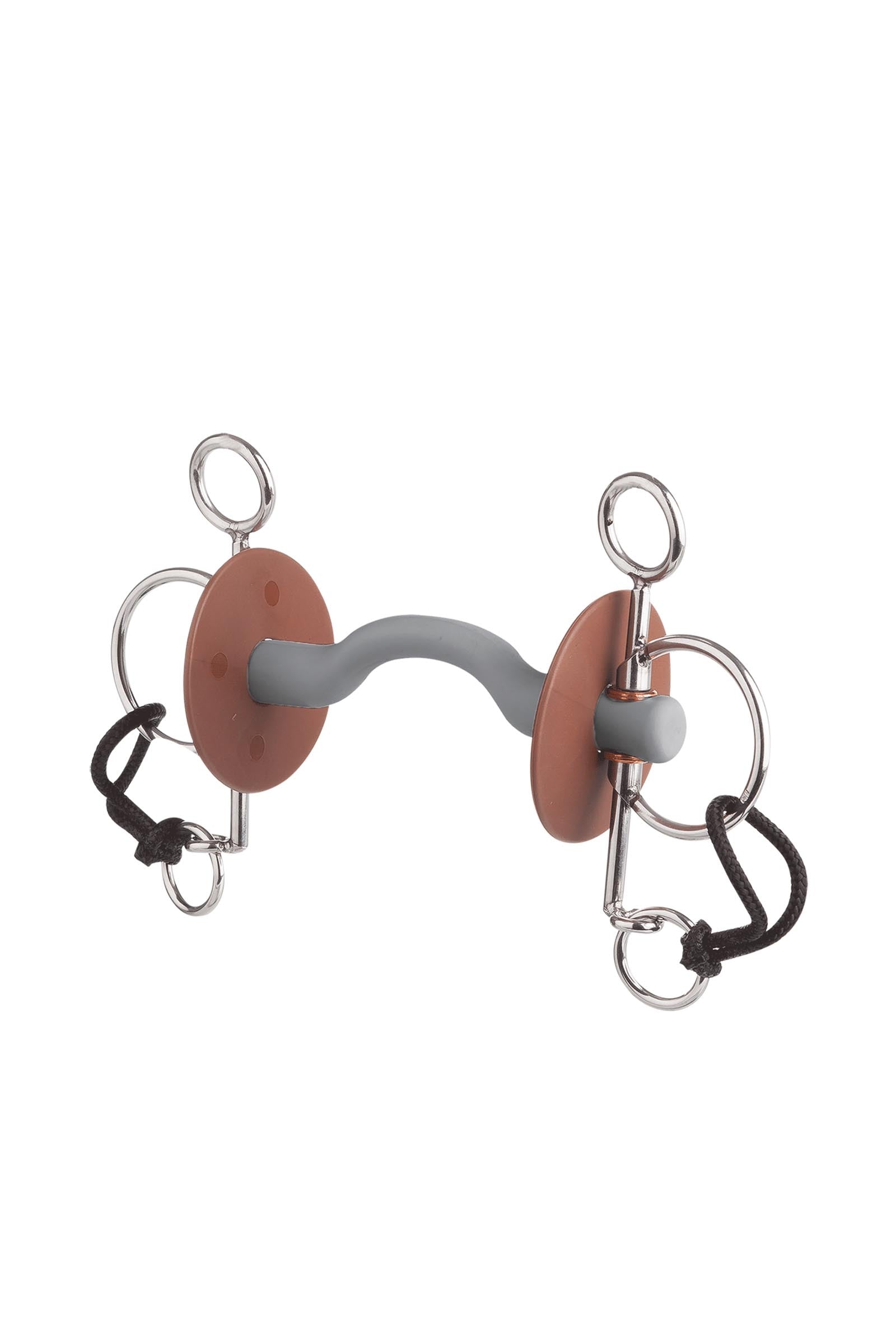 Beris beris langt pelham-bitt med tungeport, 18 mm, mykt Bitt