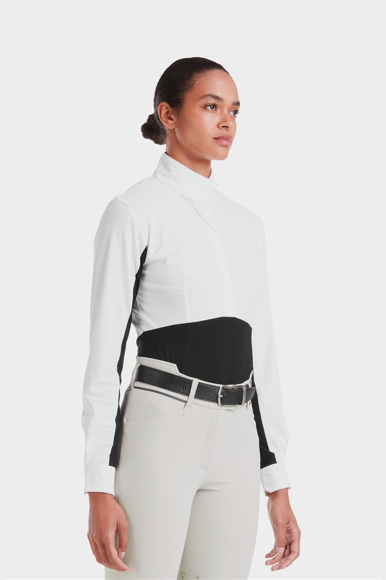 Horse Pilot Monica langermet stevneskjorte for kvinner Rideklær til dame