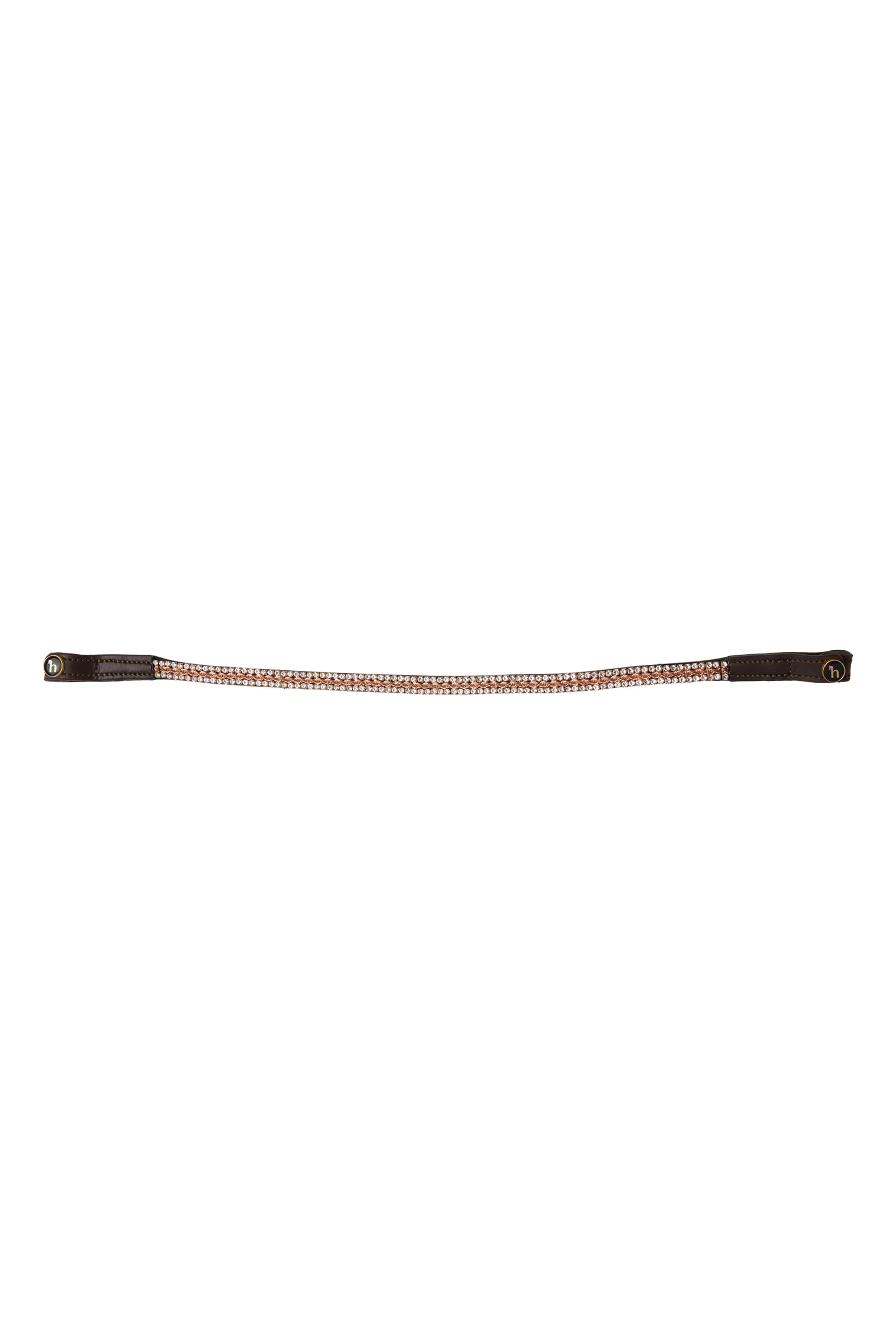 Horze Nancy Crystal and Wire Brow Band Bridles & Reins