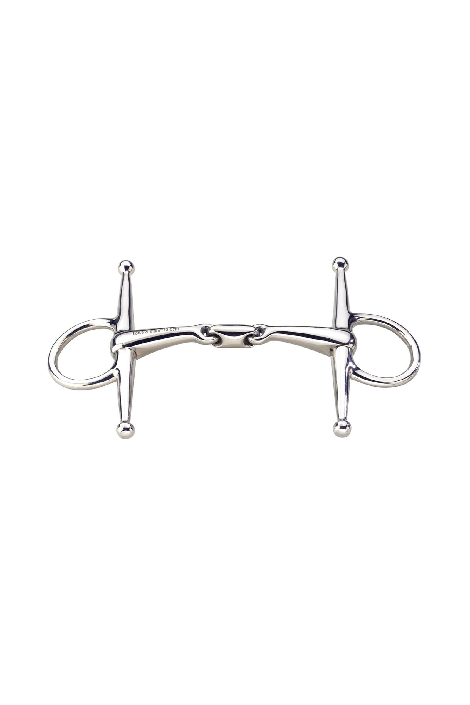 Sprenger Max-Control full cheek bitt, rustfritt stål, lås, dobbelt leddet, 16 mm Bitt