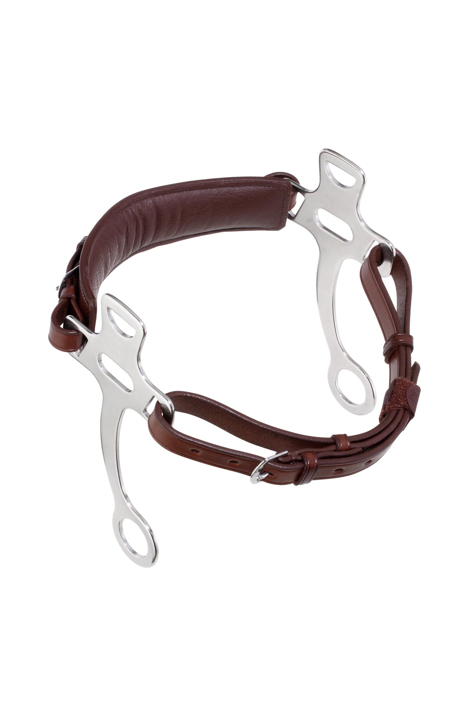 Sprenger Hackamore Bit W. Leather Curb Strap, Stainless. St. Cheeks 21cm Horse Bits