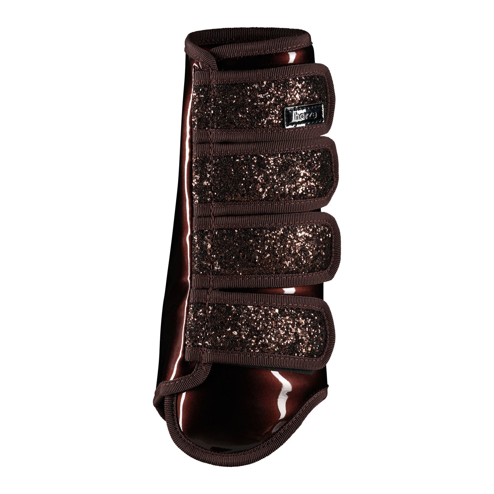 Horze Brushing Boots with Glitter Leg Protection & Hoof Protection for Horses