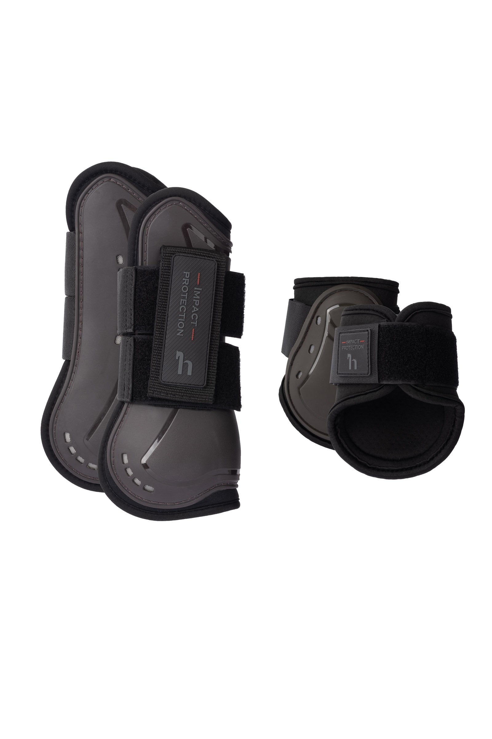 Horze Armour Airflow belegg-sett, fram- og bakbein Leg Protection & Hoof Protection for Horses