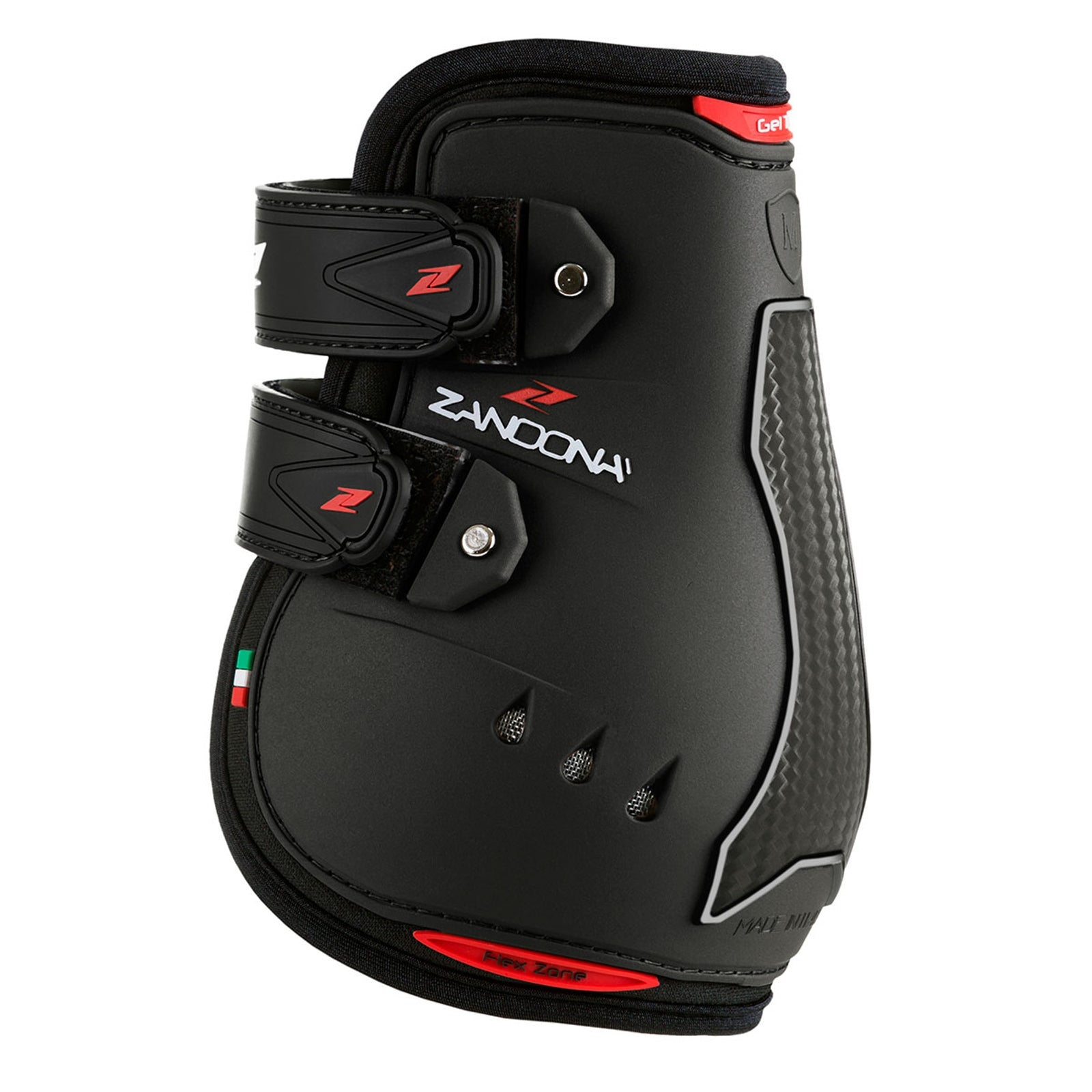 Zandona Carbon Air Fit kodebelegg med borrelås Leg Protection & Hoof Protection for Horses