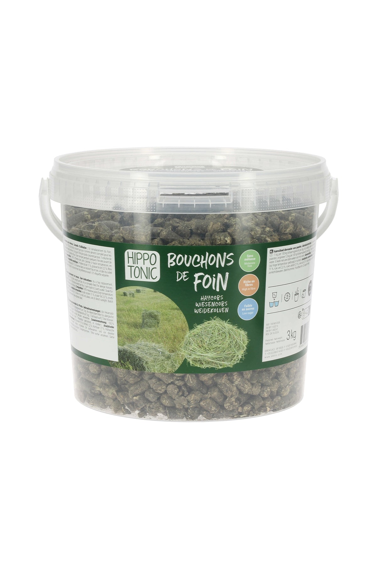 HIPPOTONIC Hay Cobs, Tillegg, 3 kg Horse Feed & Nutrition