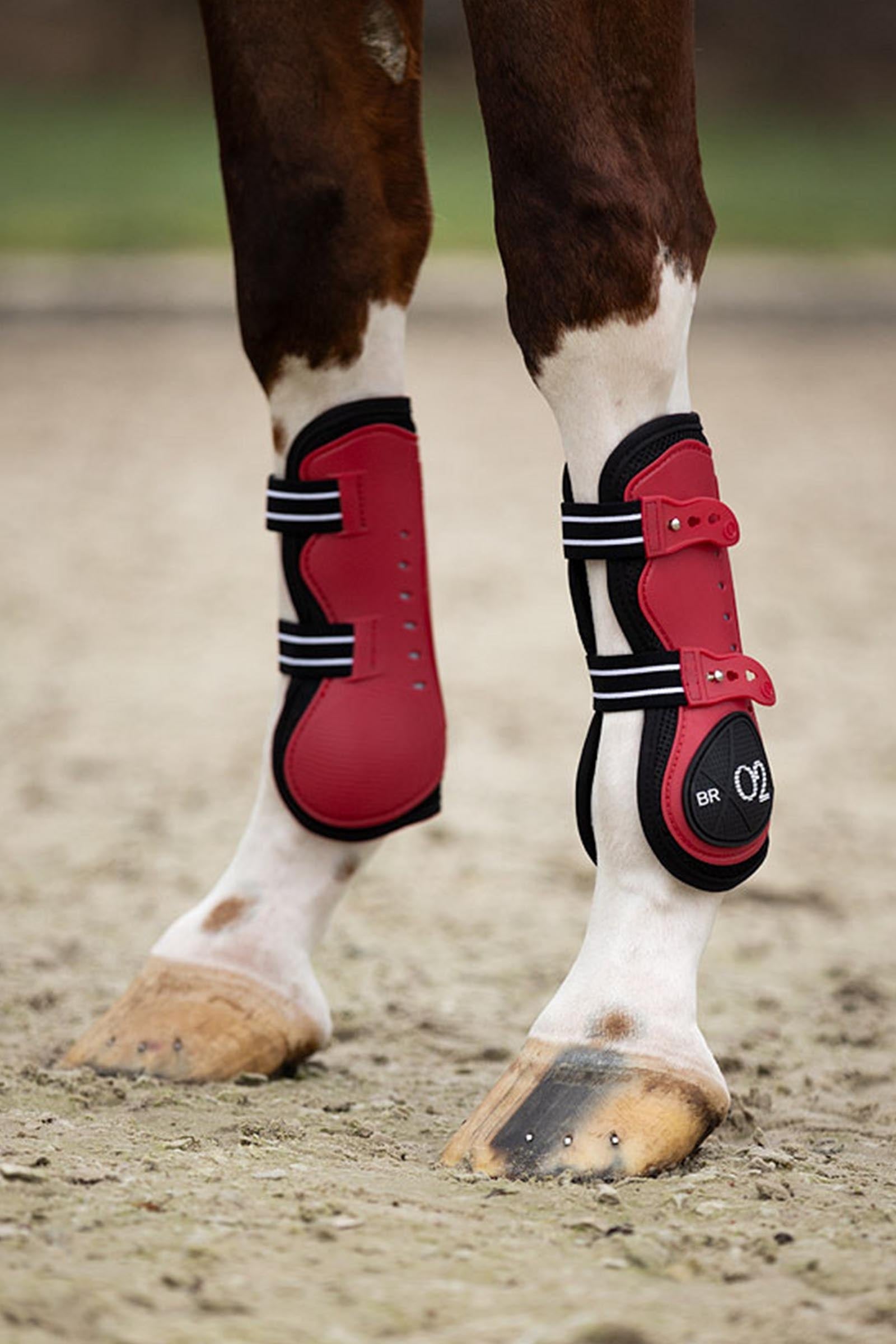 BR XO2 Tendon Boots Leg Protection & Hoof Protection for Horses