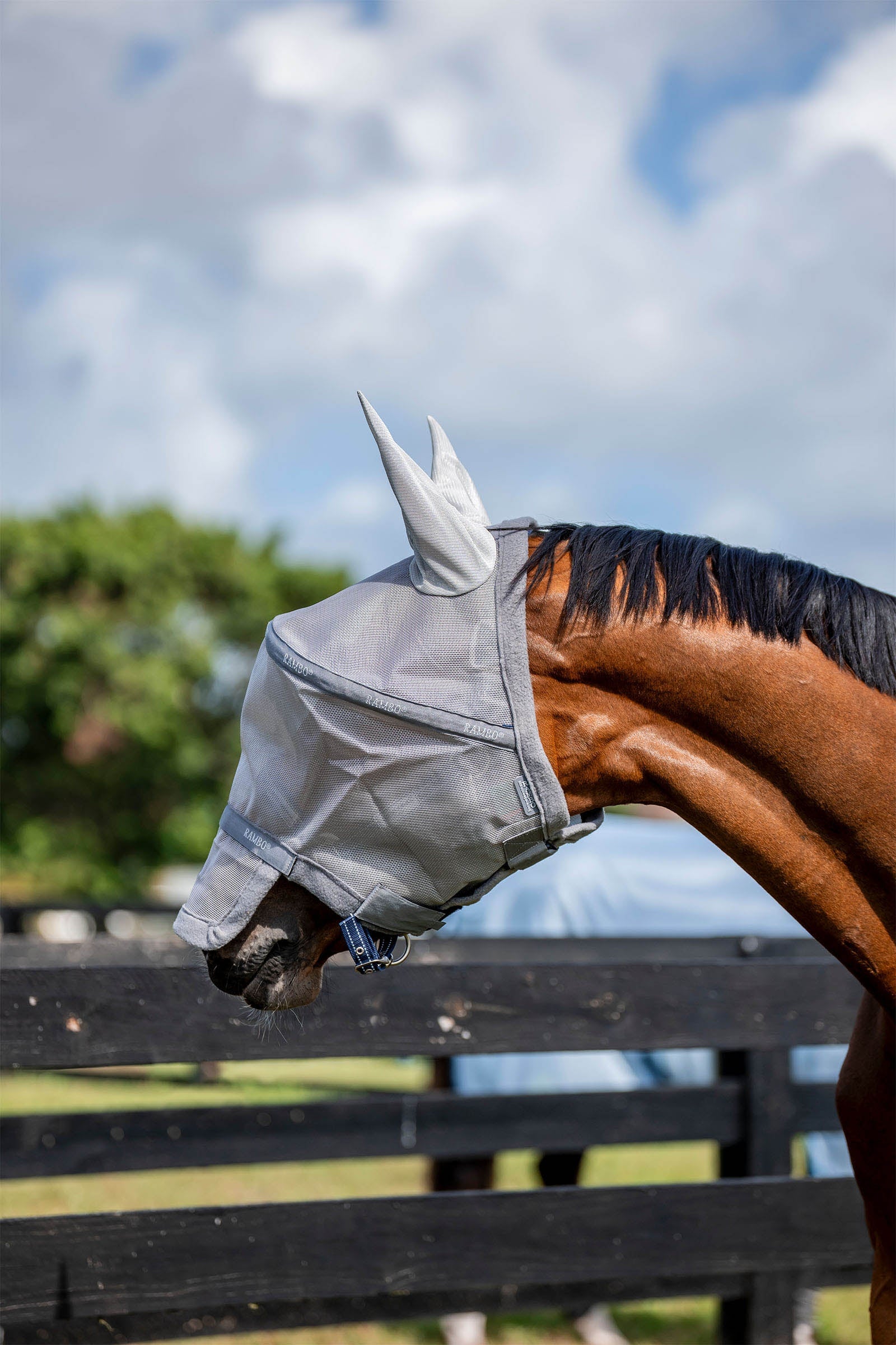 Horseware Rambo Plus fluemaske Fluebeskyttelse til hest