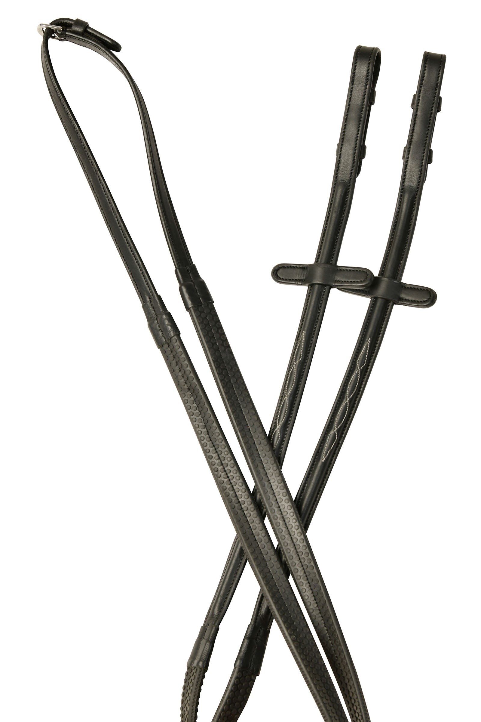 Collegiate Comfitec Opulux Fancy Raised Rubber Reins Bridles & Reins