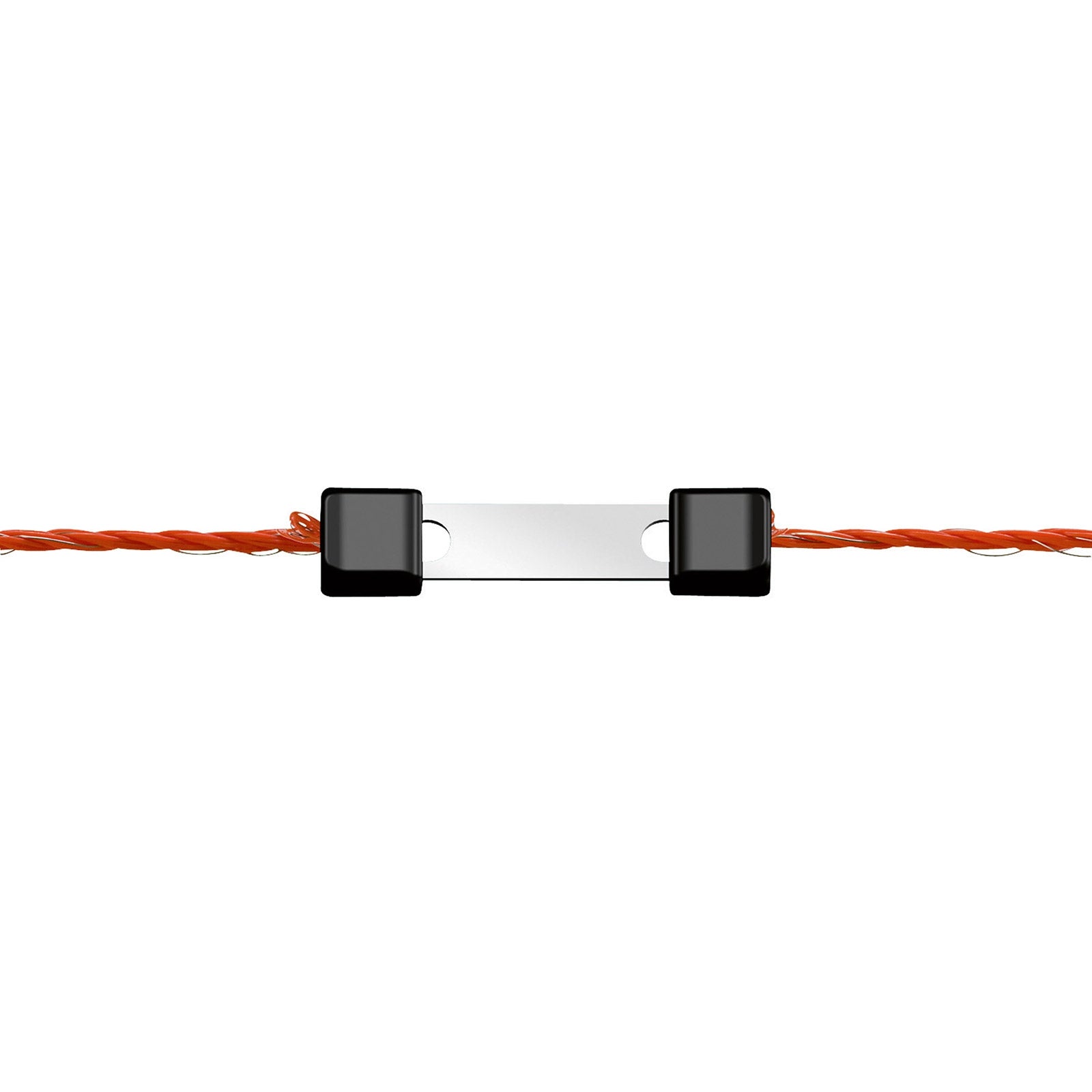 Farm Patrol Litzclip ståltrådskjøte, opp til 3 mm Ø, inox, 10 stk Elektrisk gjerdeutstyr