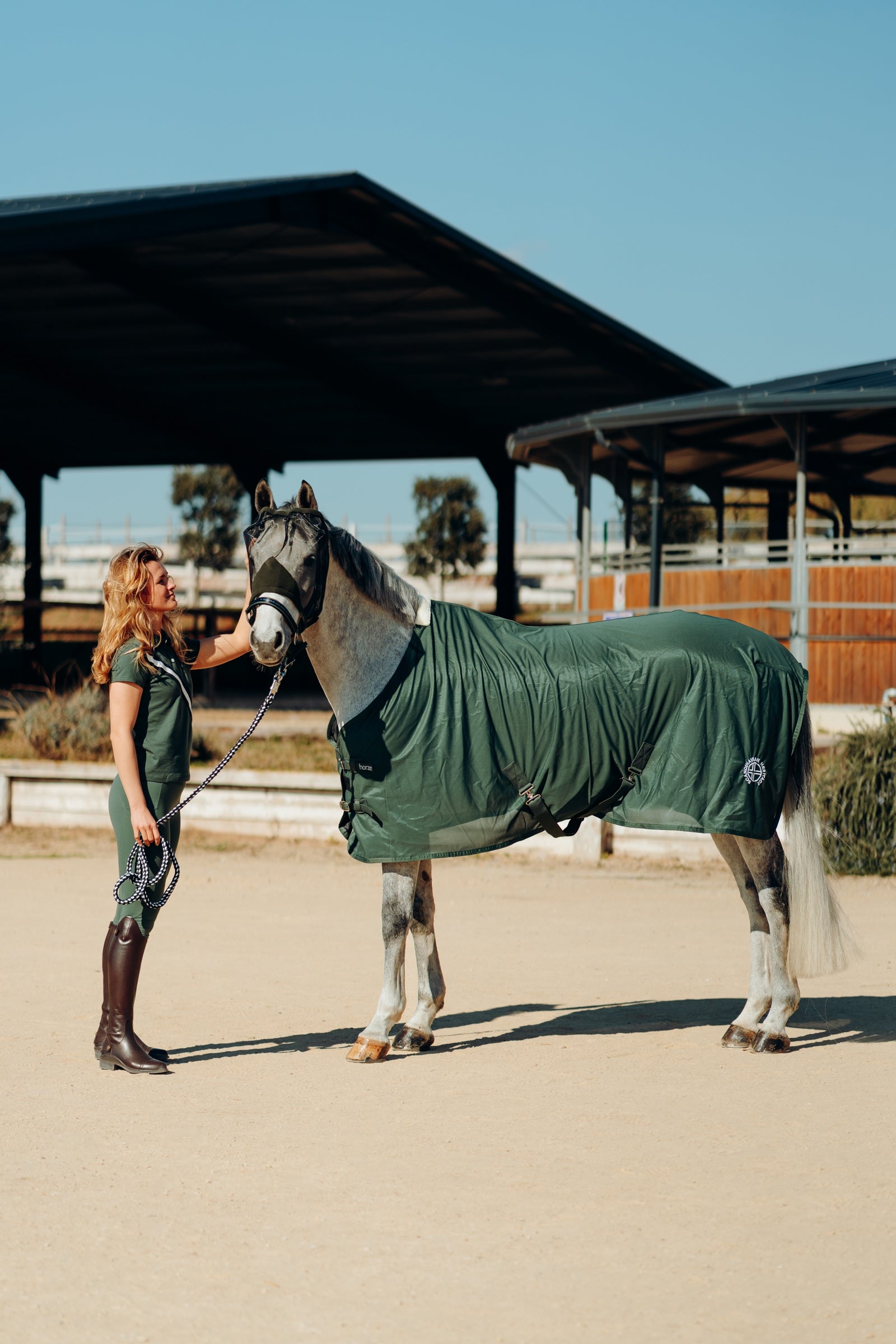 Horze Oslo Fly Mask Antifly Protection for Horses