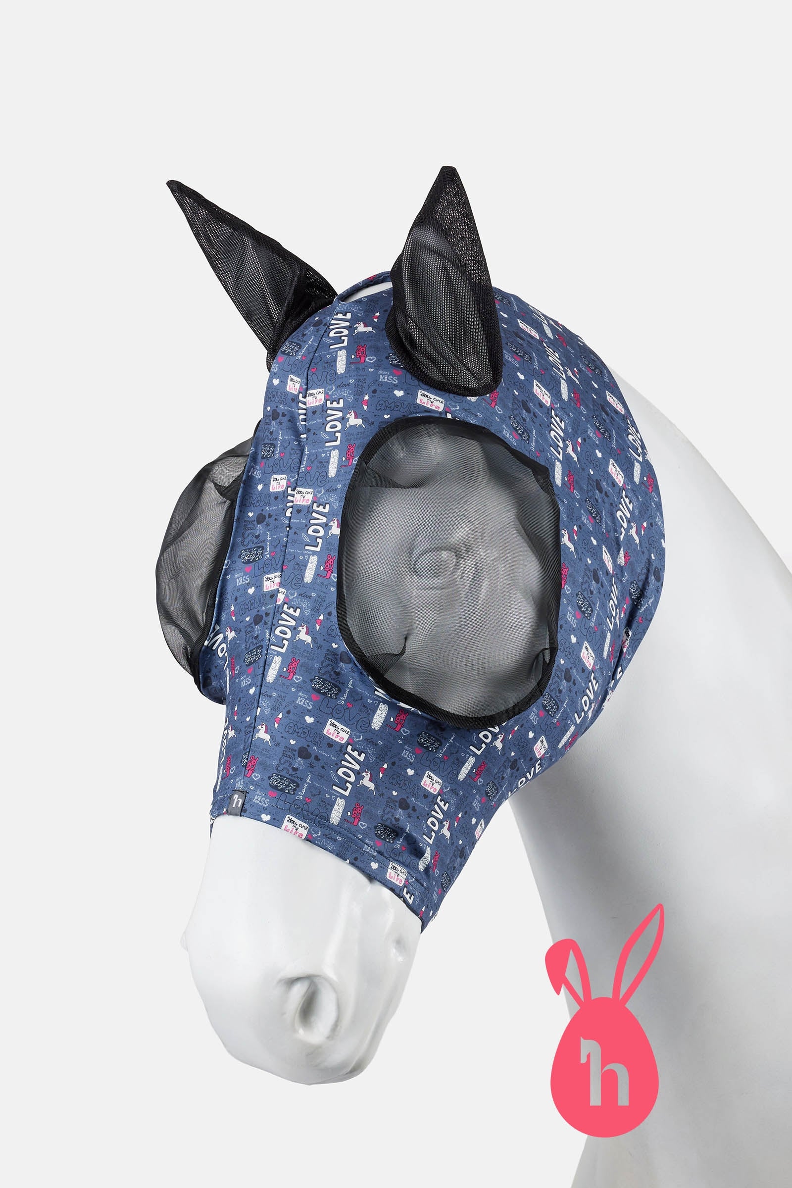 Horze Elastic Pull-On fluemaske Fluebeskyttelse til hest
